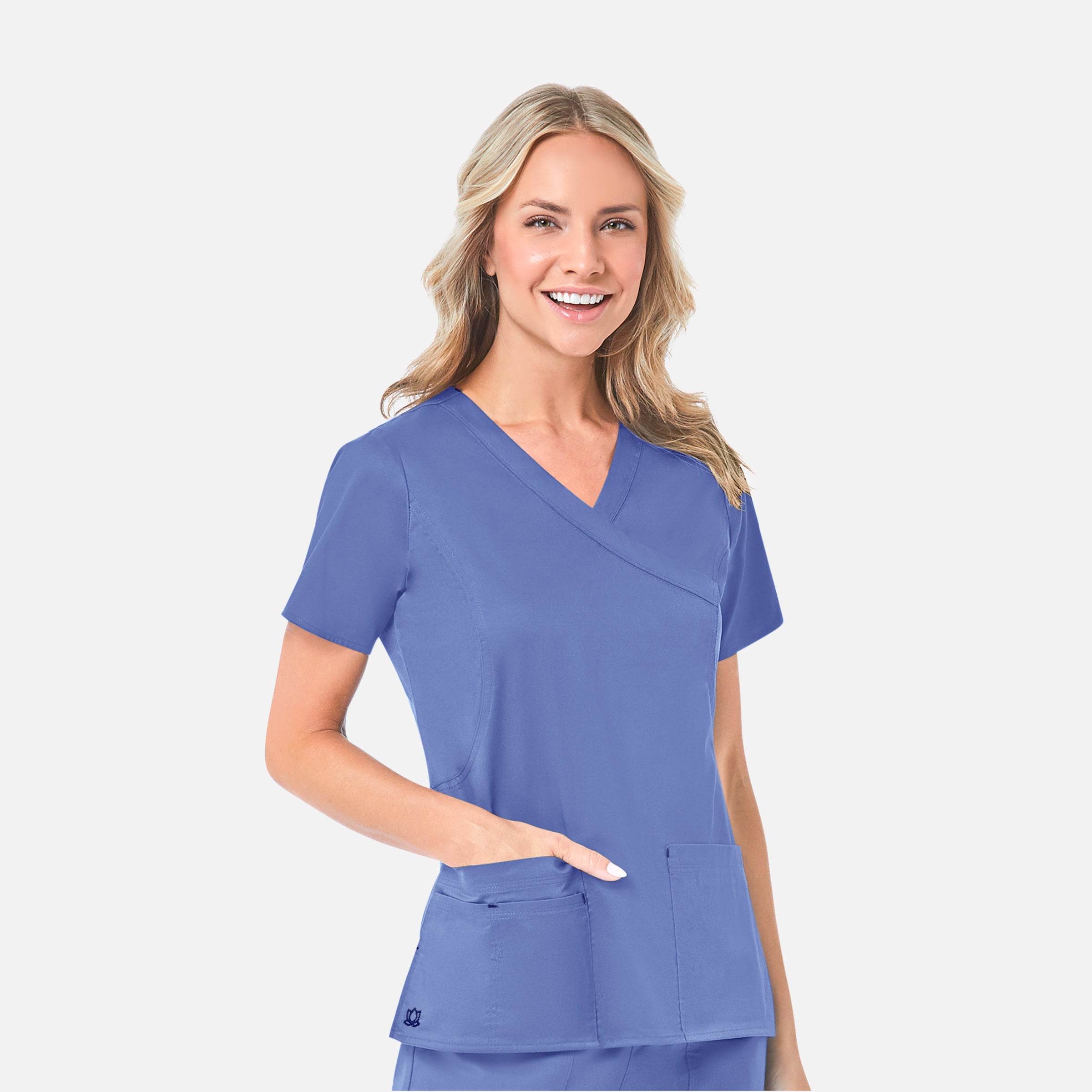 Maevn Blossom 1102 Mock Wrap Top