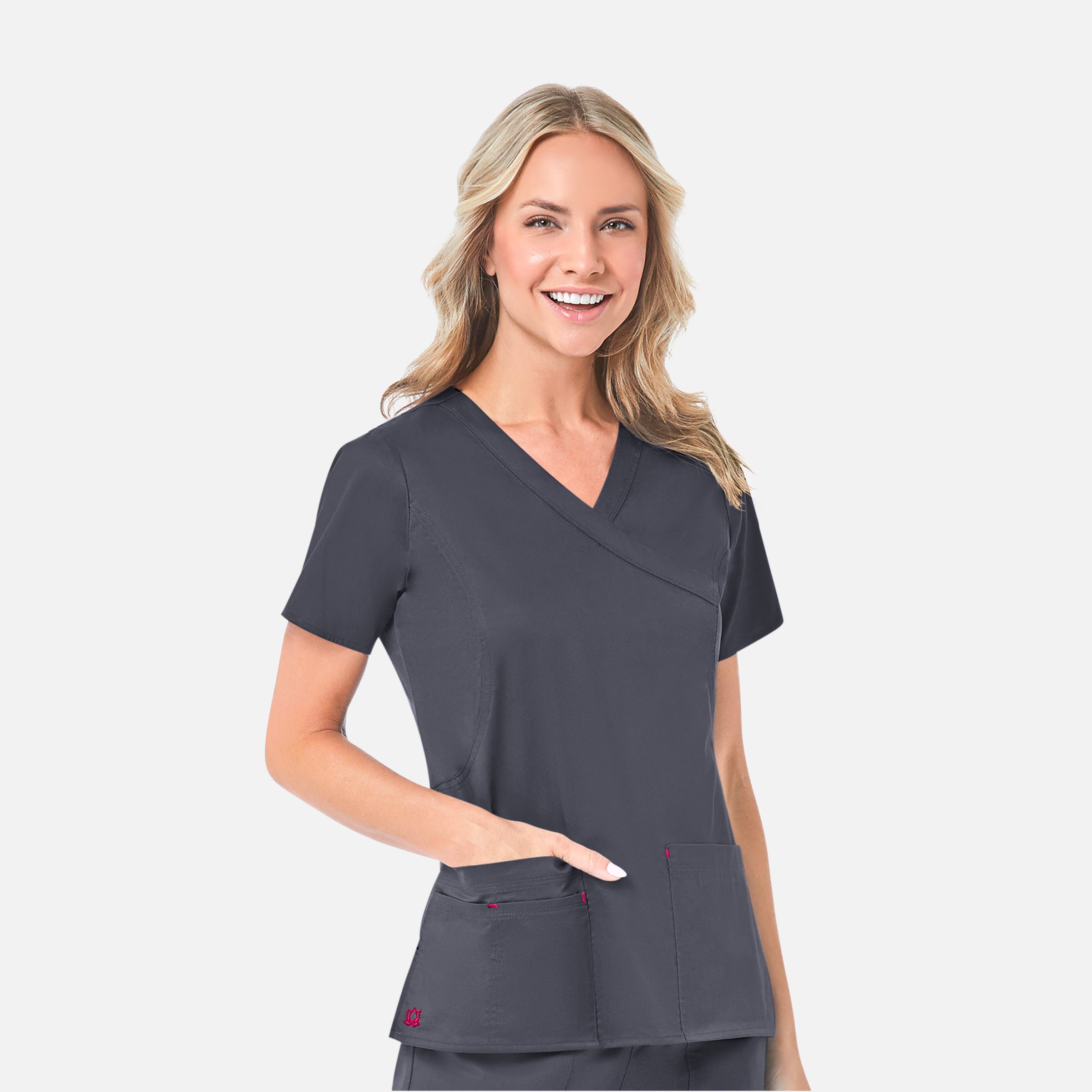 Maevn Blossom 1102 Mock Wrap Top