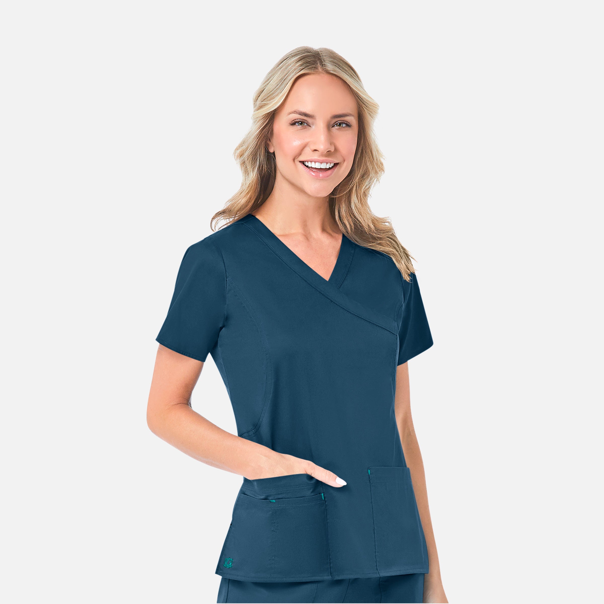 Maevn Blossom 1102 Mock Wrap Top