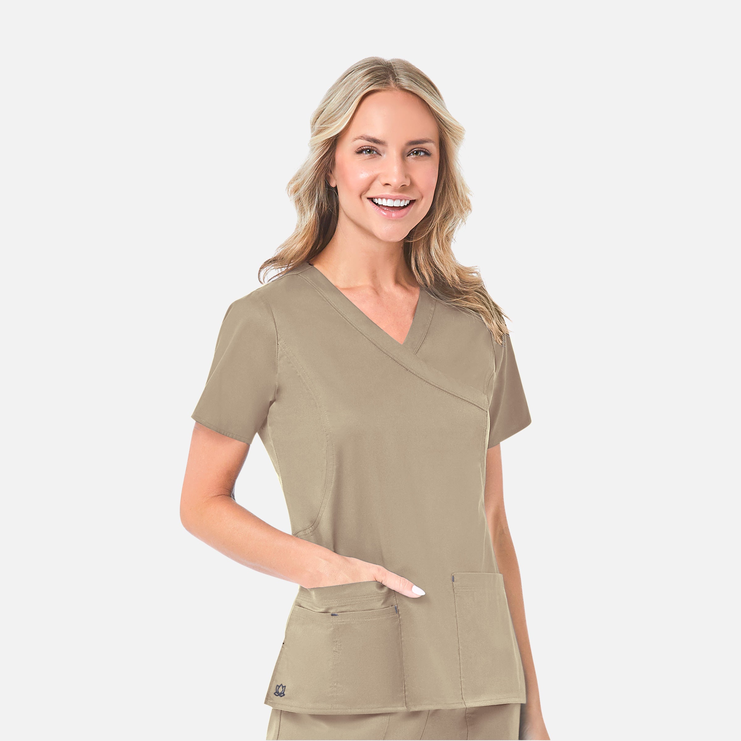 Maevn Blossom 1102 Mock Wrap Top