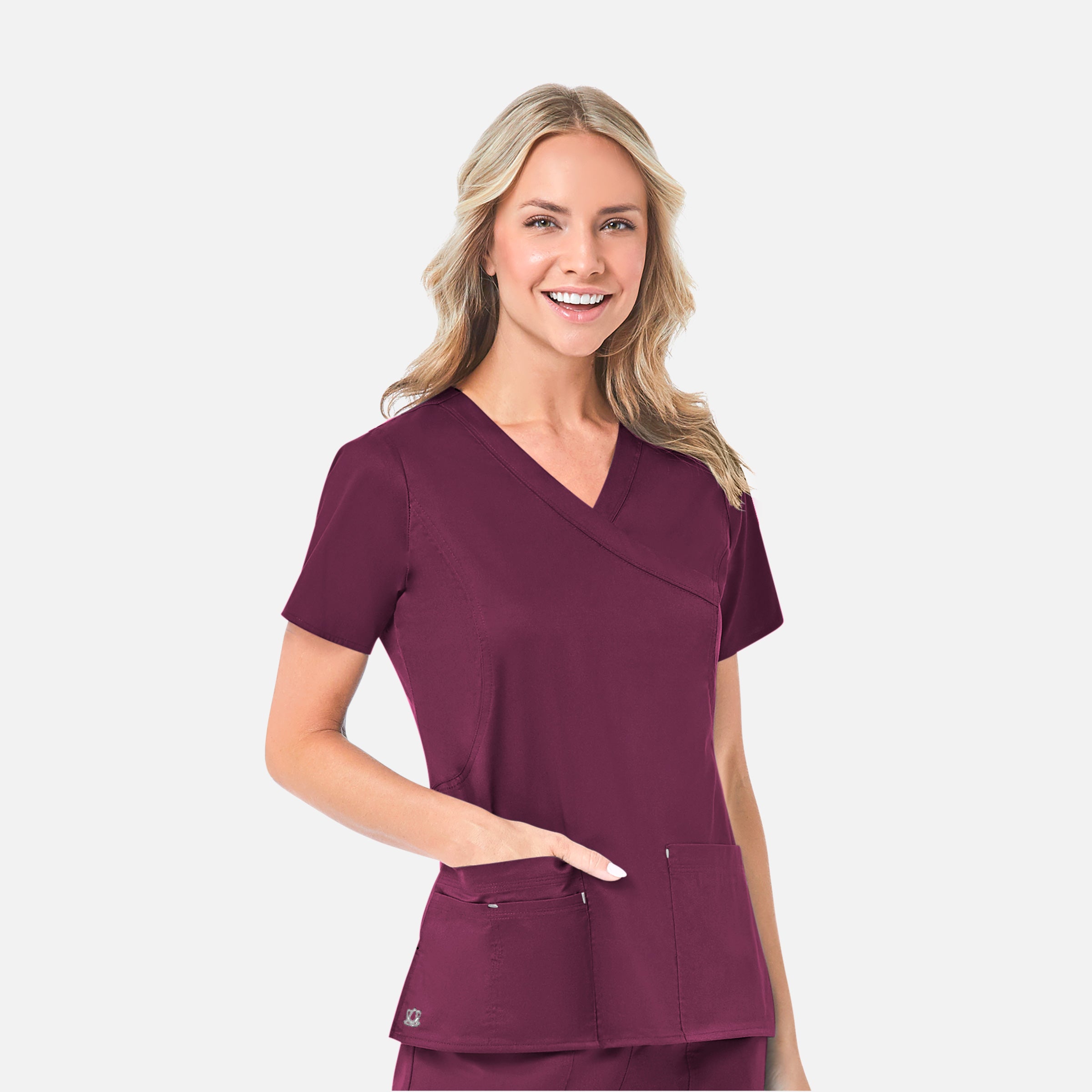 Maevn Blossom 1102 Mock Wrap Top