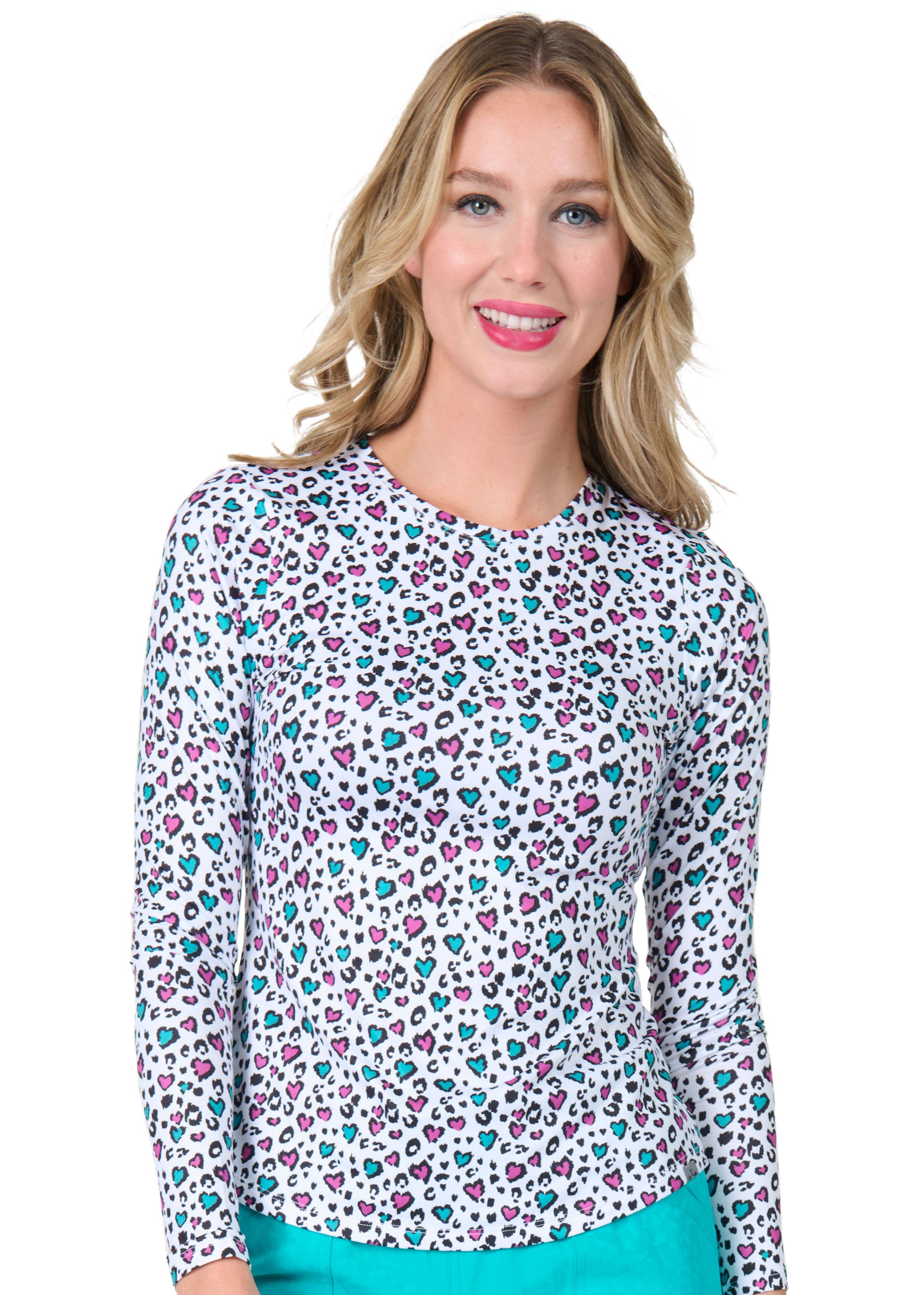 Zavaté Ava Therese Women's 1155 Bella Brushed Knit Printed Tee