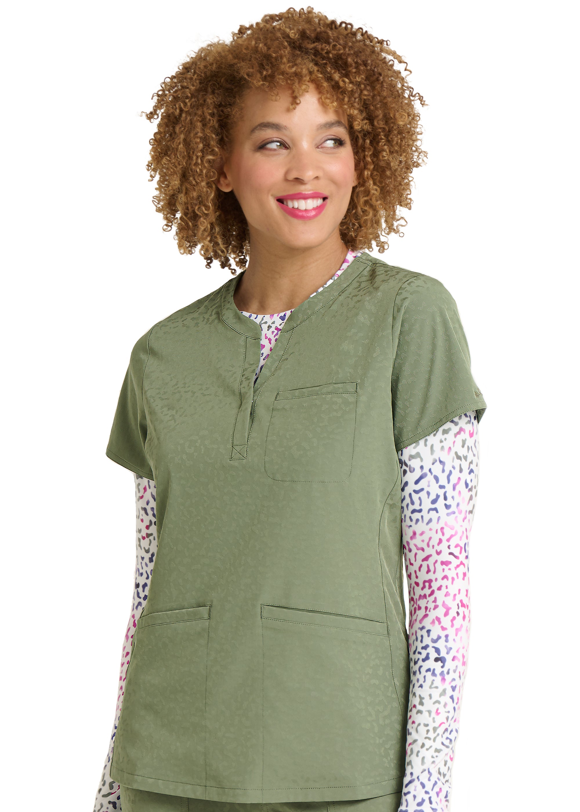 Zavaté Ava Therese Women's 1171 Lynx Jacquard Top