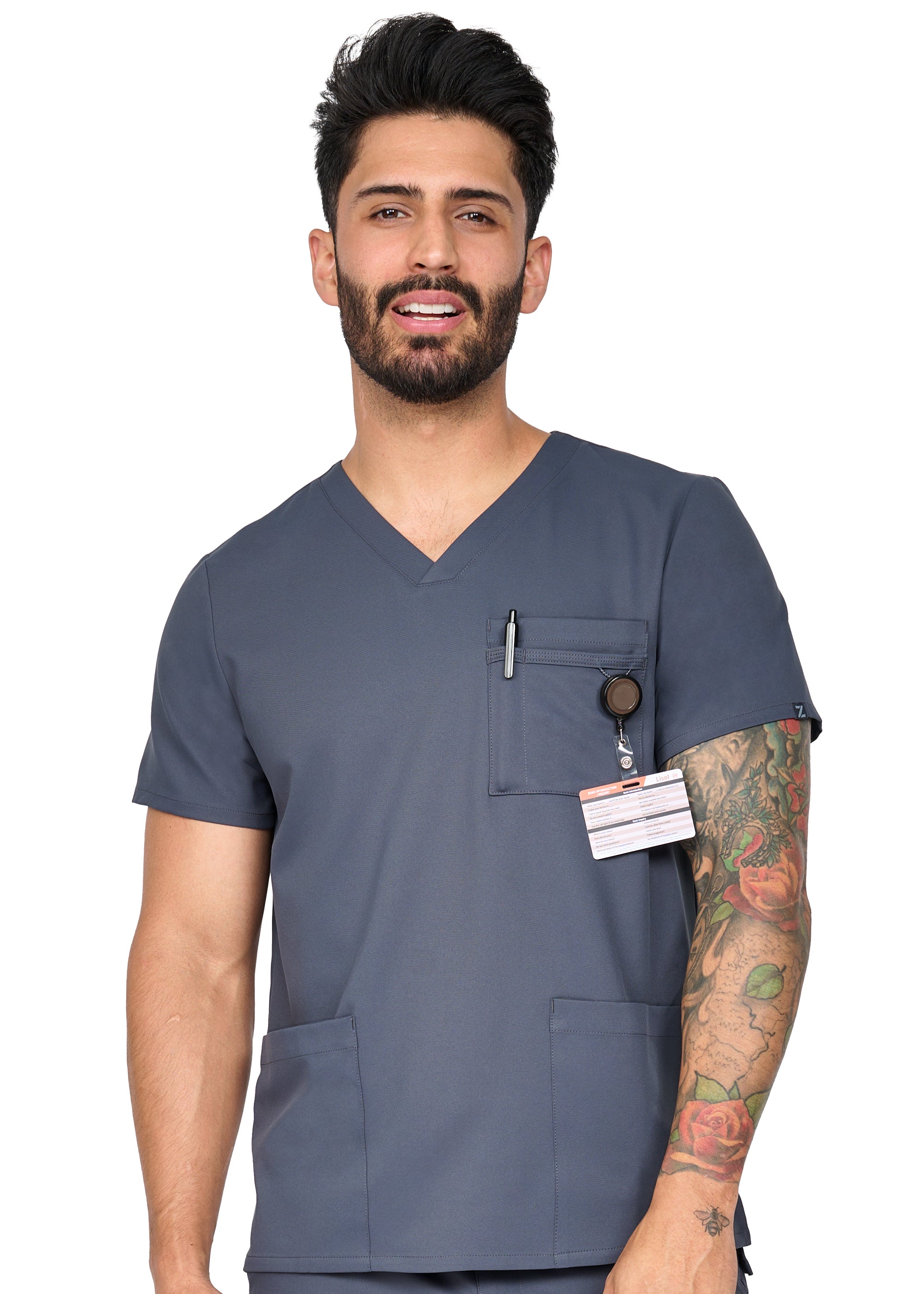 Zavaté Studio Men's 1195 Power 3-Pocket Top