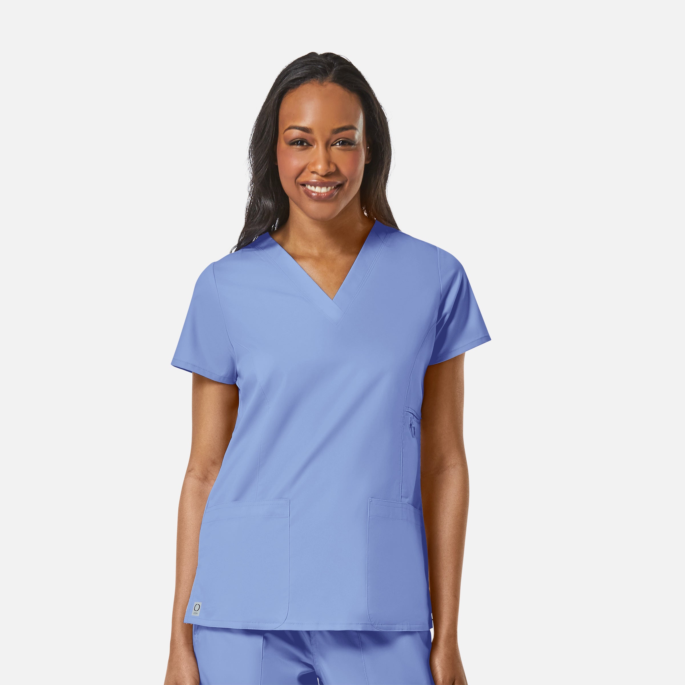 Maevn EON 1708 Women’s Multi-Pocket V-neck Top