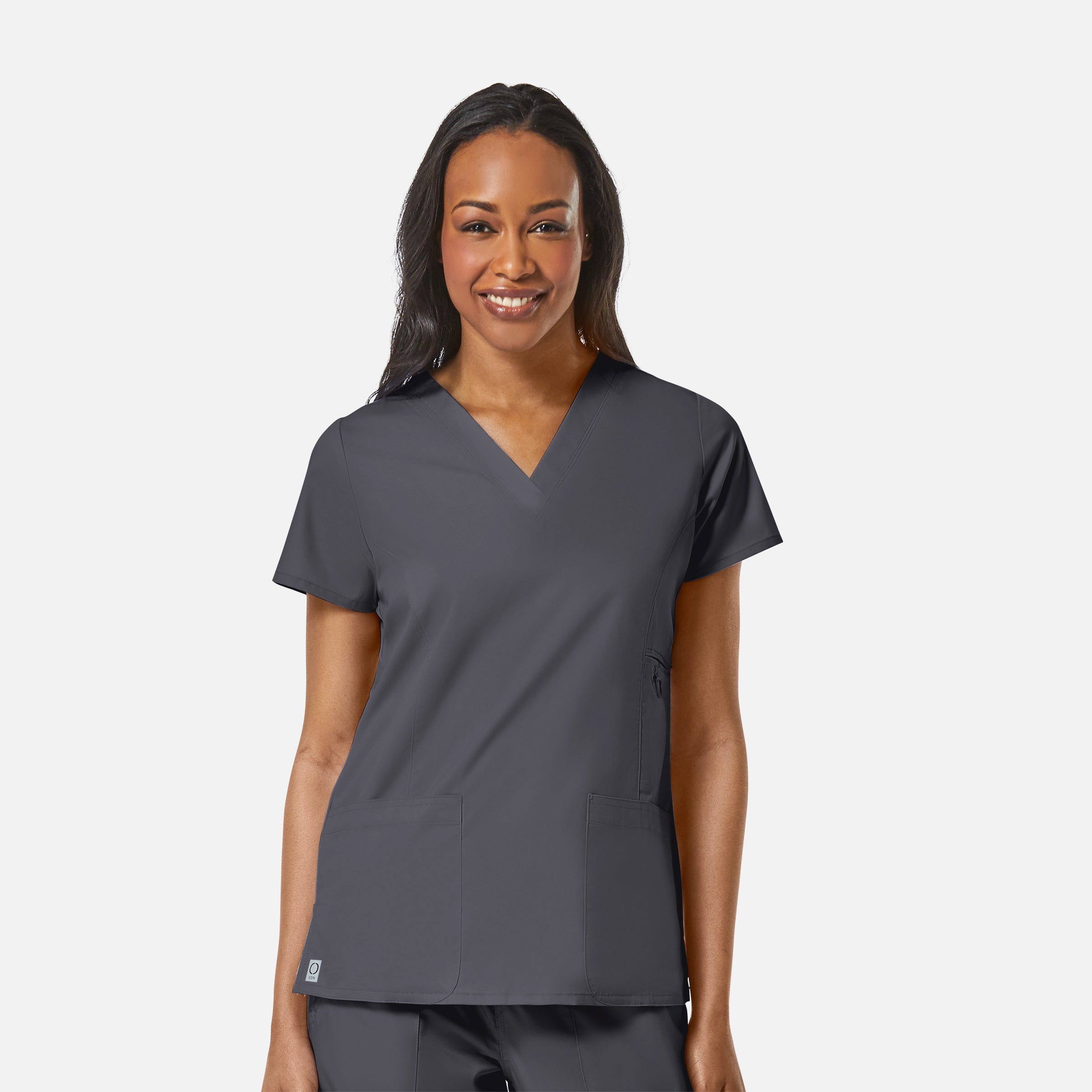 Maevn EON 1708 Women’s Multi-Pocket V-neck Top