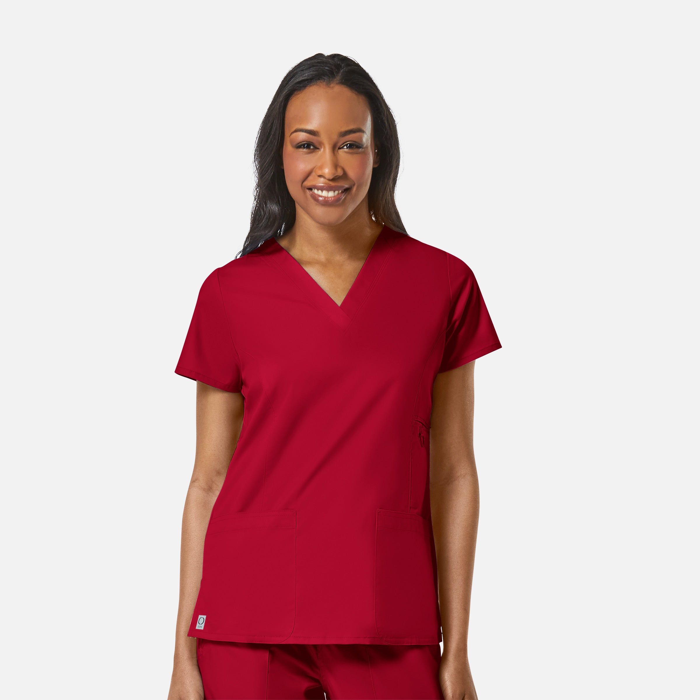Maevn EON 1708 Women’s Multi-Pocket V-neck Top