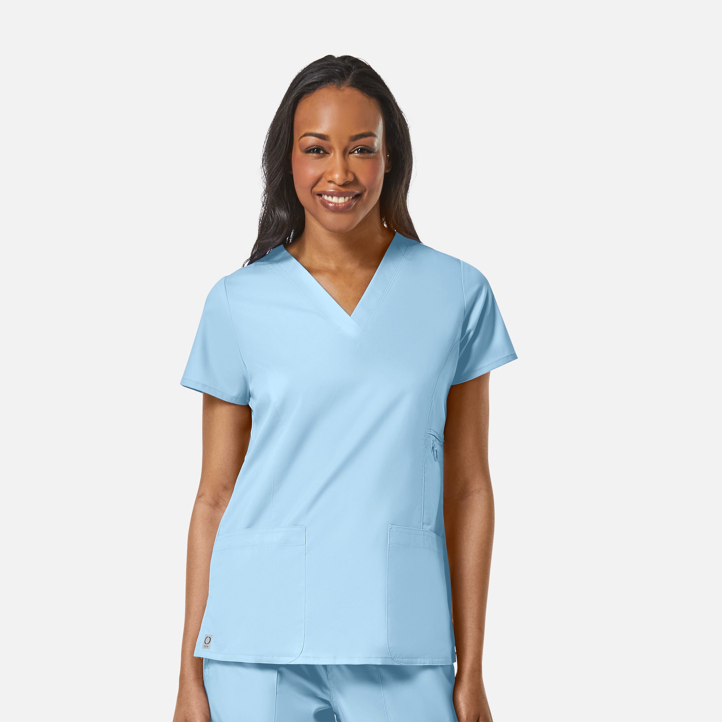 Maevn EON 1708 Women’s Multi-Pocket V-neck Top