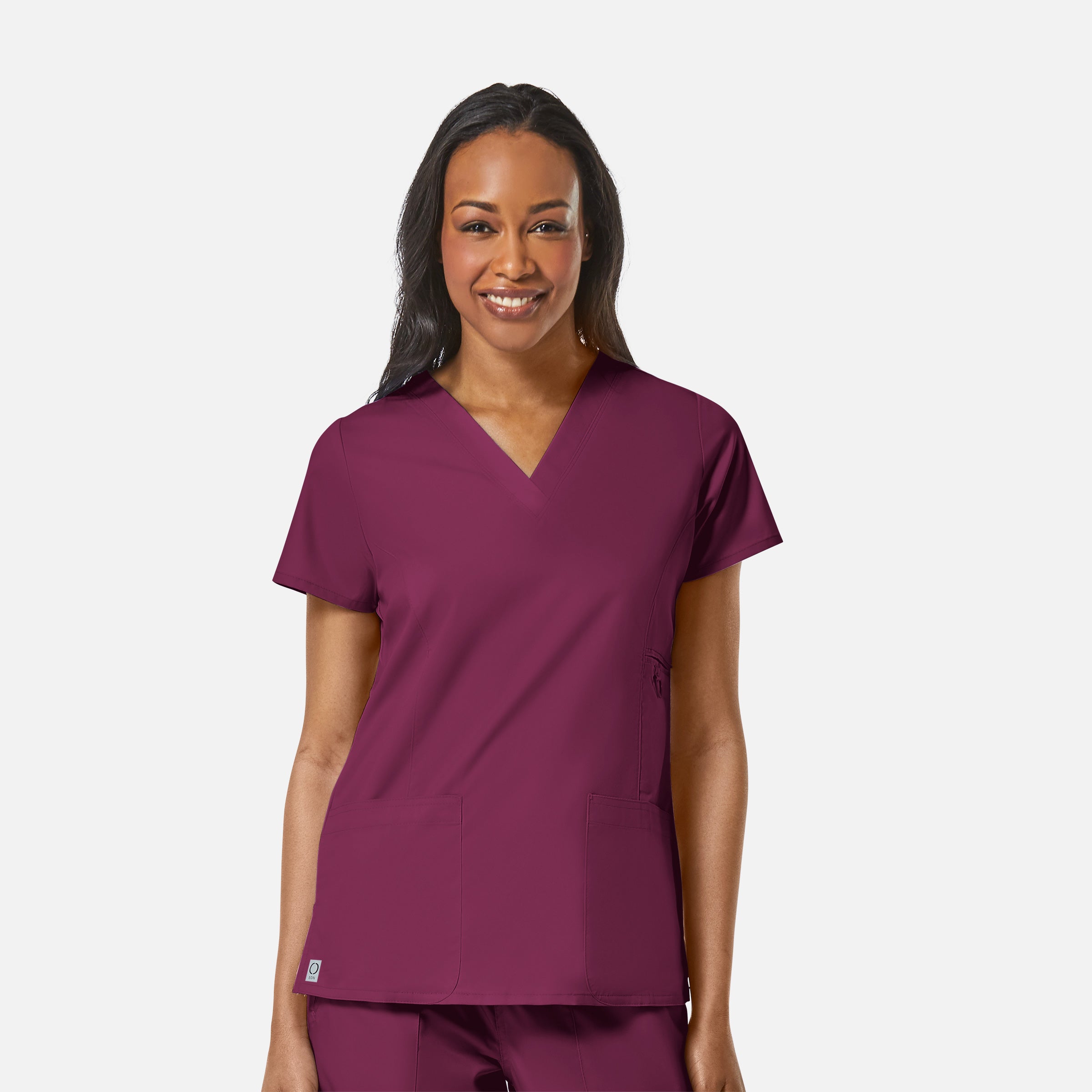Maevn EON 1708 Women’s Multi-Pocket V-neck Top