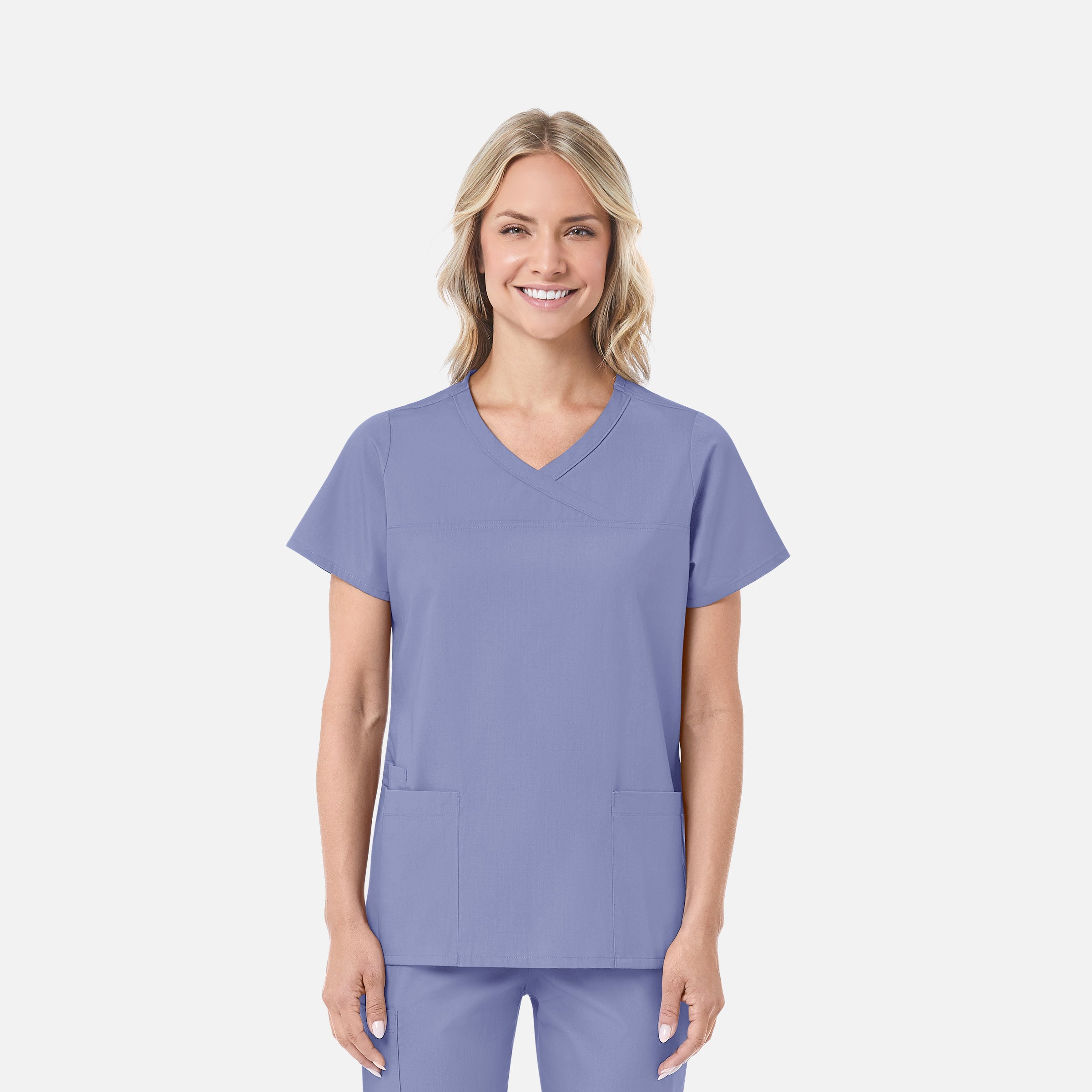 Maevn RedPanda 1726 Women’s Mock Wrap Top