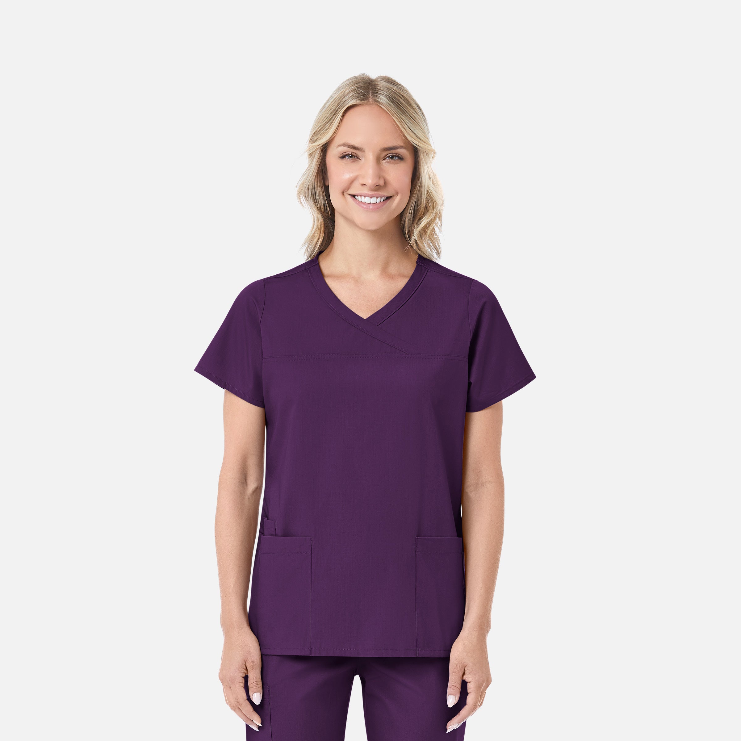 Maevn RedPanda 1726 Women’s Mock Wrap Top