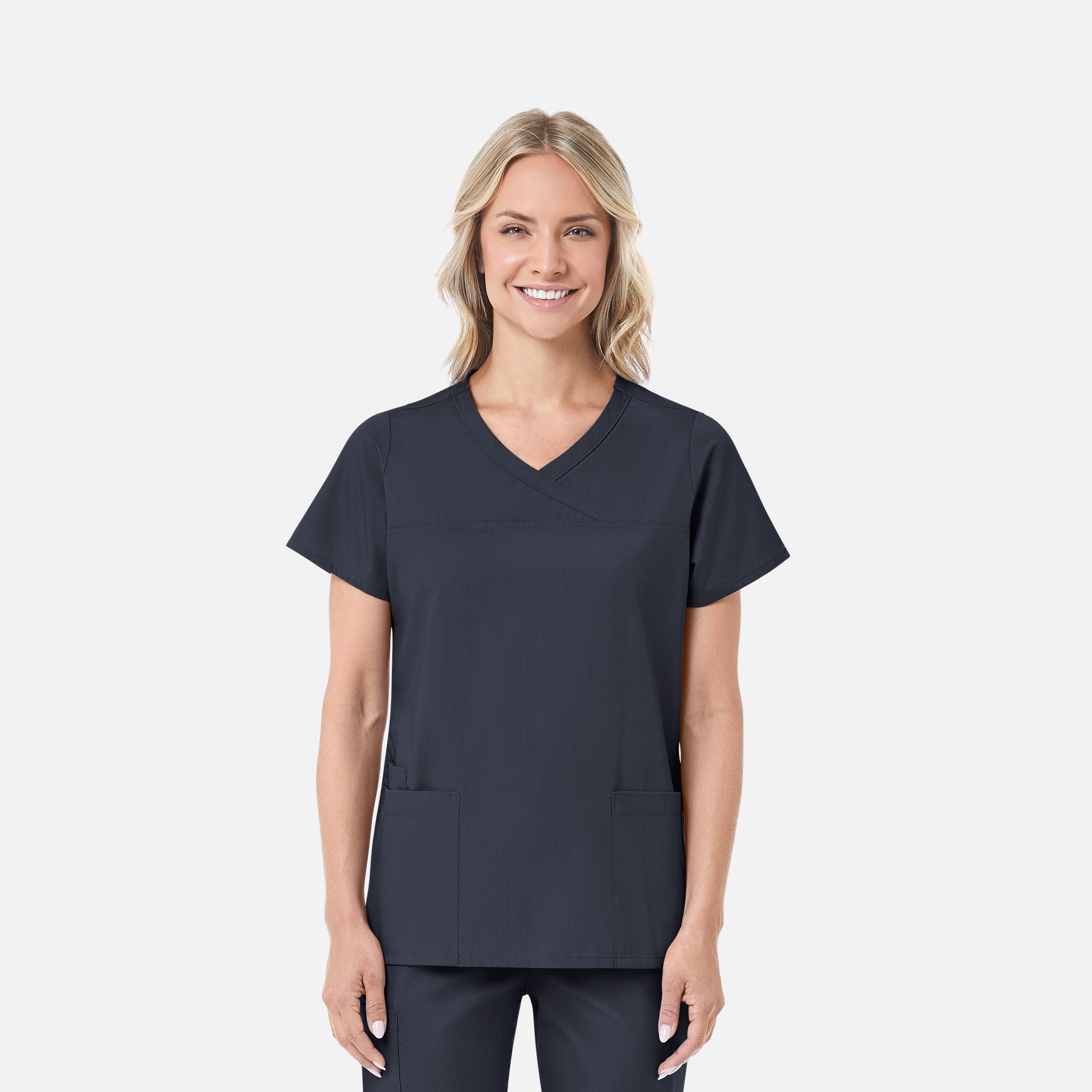 Maevn RedPanda 1726 Women’s Mock Wrap Top