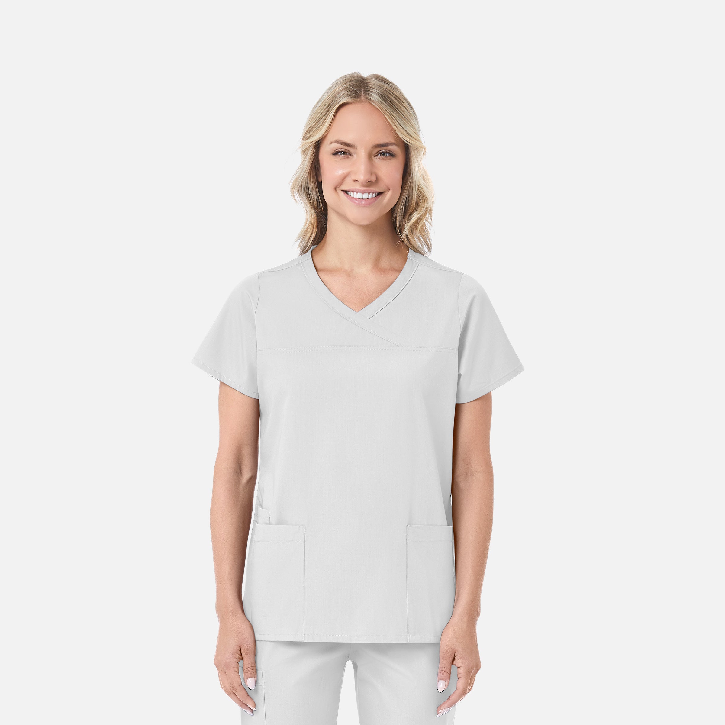 Maevn RedPanda 1726 Women’s Mock Wrap Top