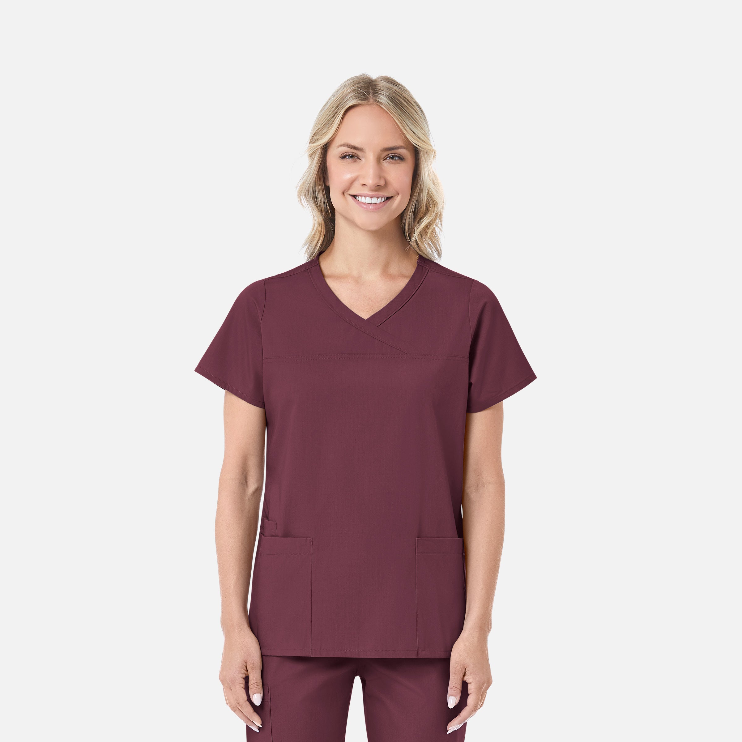 Maevn RedPanda 1726 Women’s Mock Wrap Top