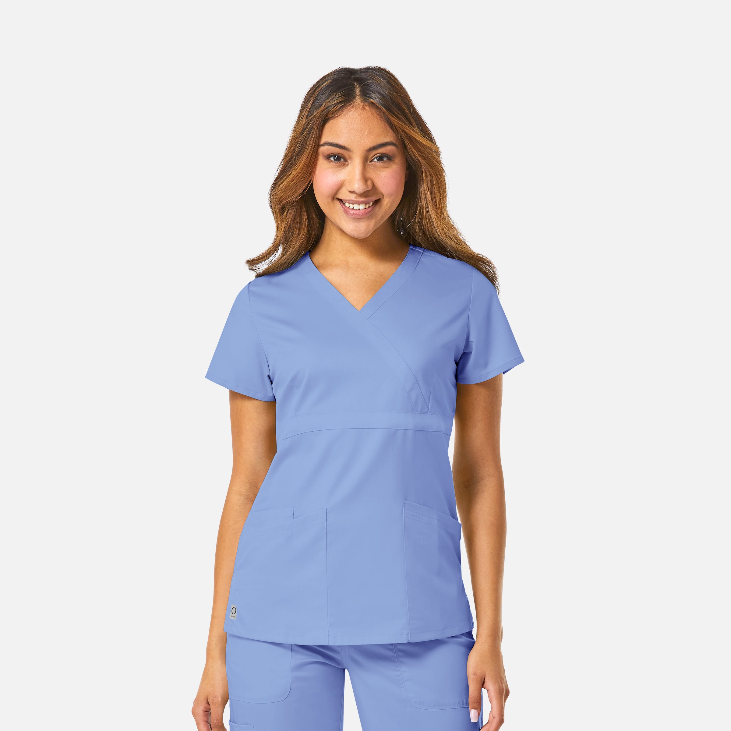 Maevn EON 1748 Women’s Mock Wrap Top with Empire Waist