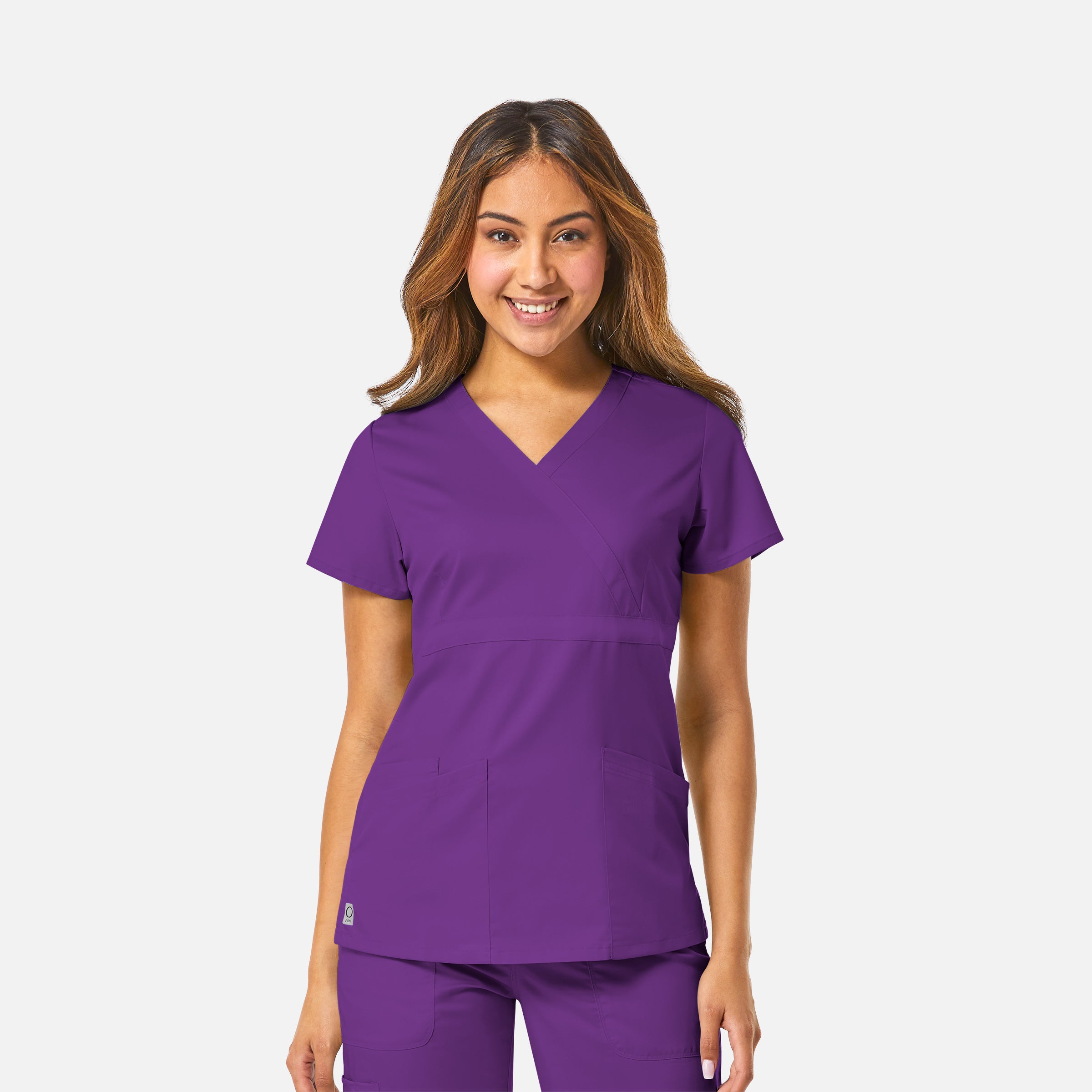 Maevn EON 1748 Women’s Mock Wrap Top with Empire Waist