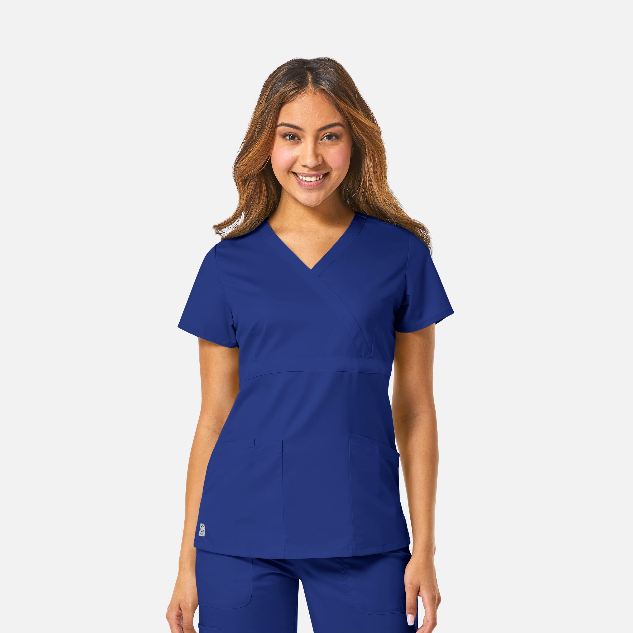 Maevn EON 1748 Women’s Mock Wrap Top with Empire Waist