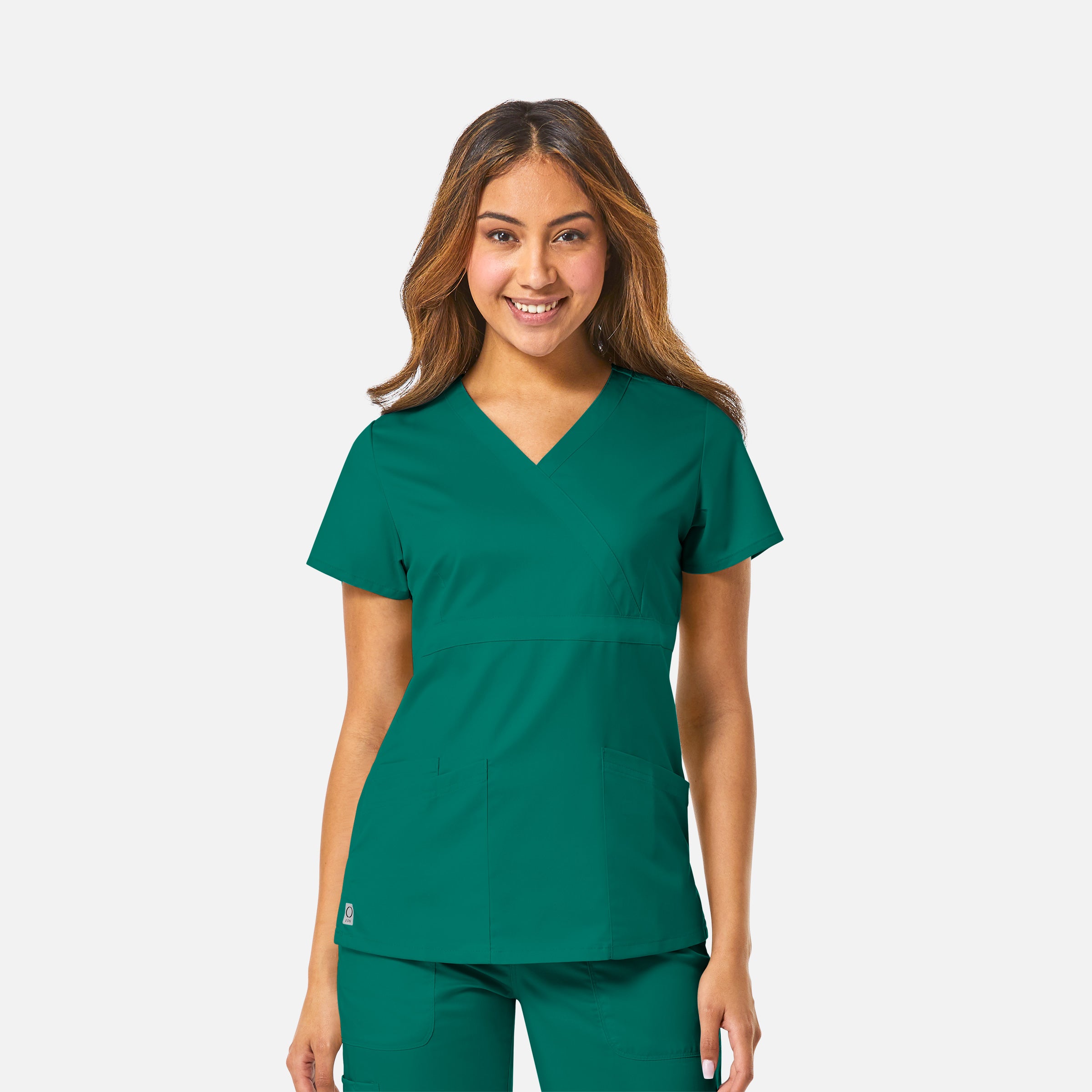 Maevn EON 1748 Women’s Mock Wrap Top with Empire Waist