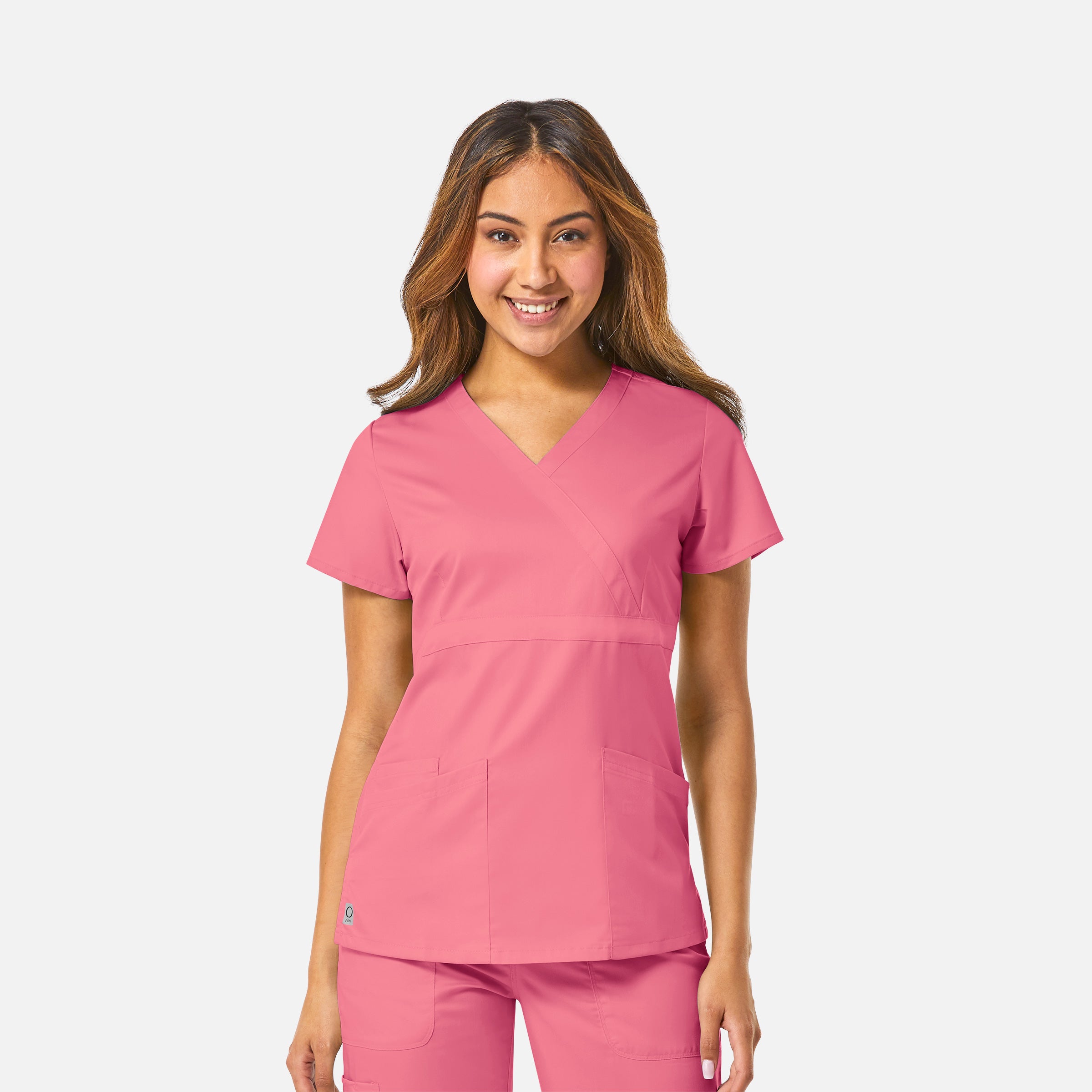 Maevn EON 1748 Women’s Mock Wrap Top with Empire Waist