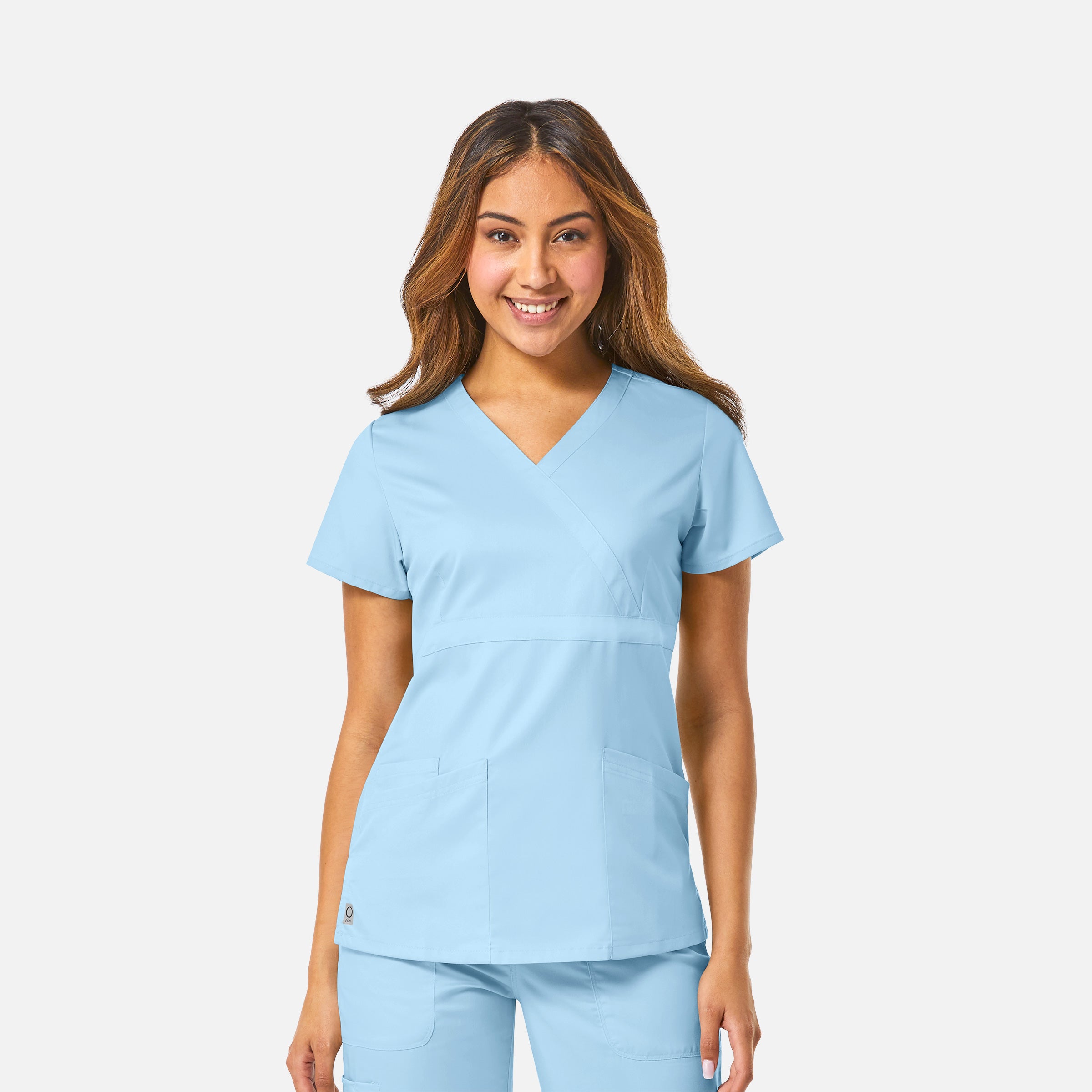 Maevn EON 1748 Women’s Mock Wrap Top with Empire Waist