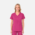 Maevn Blossom 1802 Curved V-Neck Top