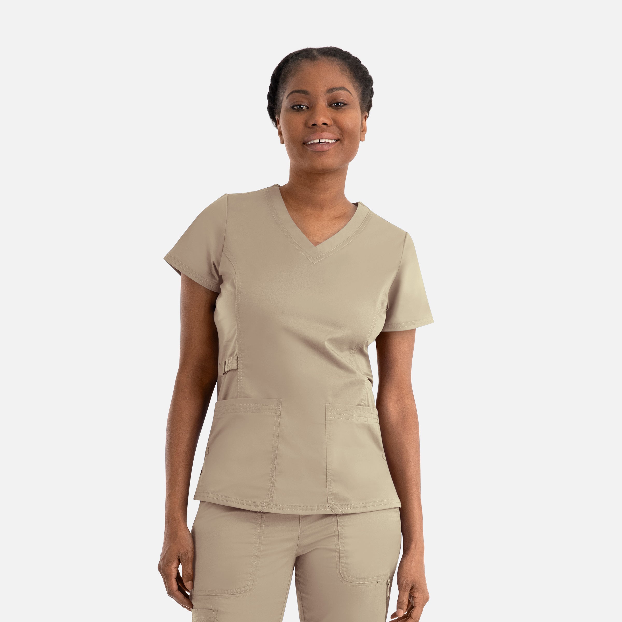 Maevn Blossom Signature 2101 Ladies Functional V-Neck Top