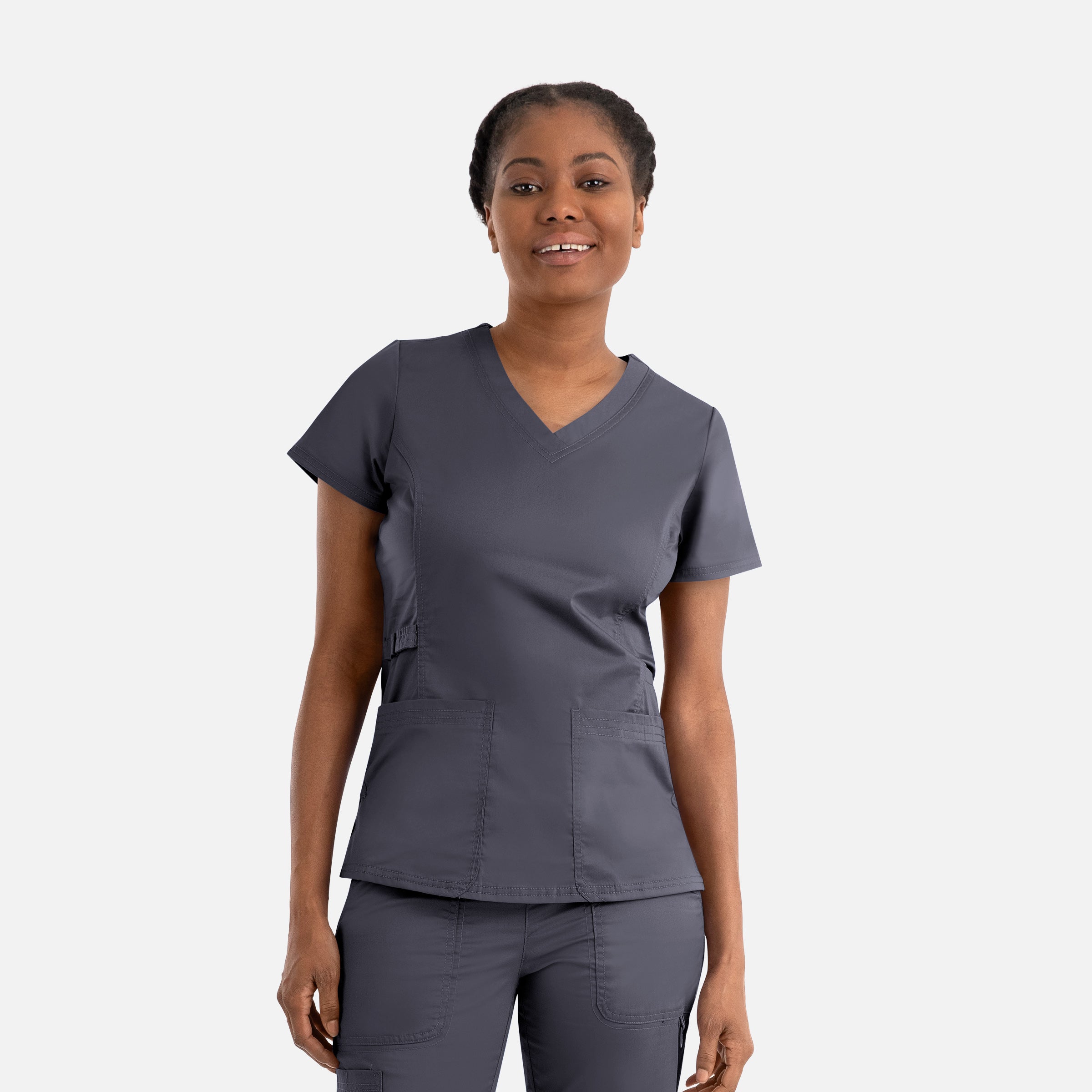 Maevn Blossom Signature 2101 Ladies Functional V-Neck Top