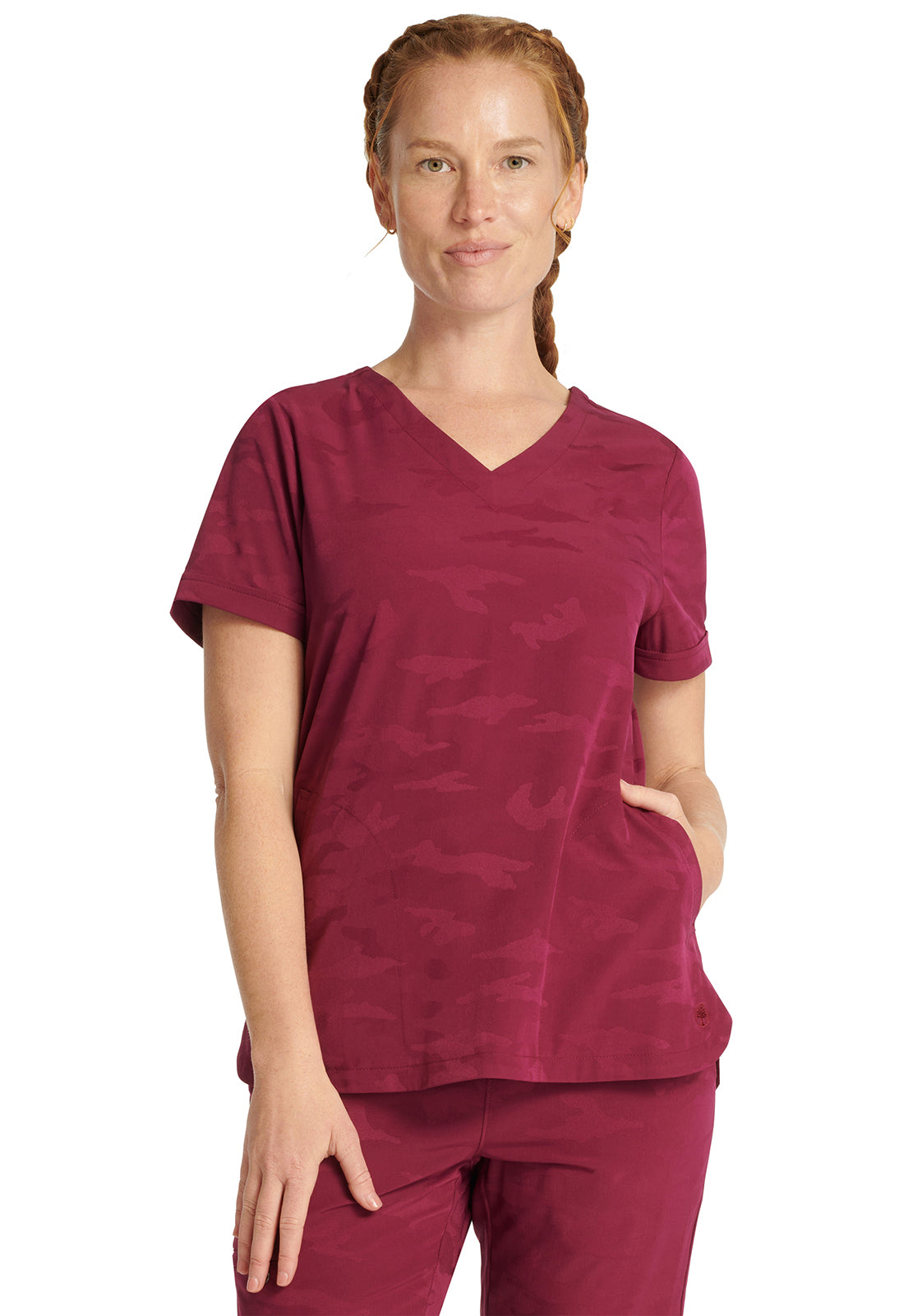 HH PL JACQUARD Women's 2353 Joy Camo Top