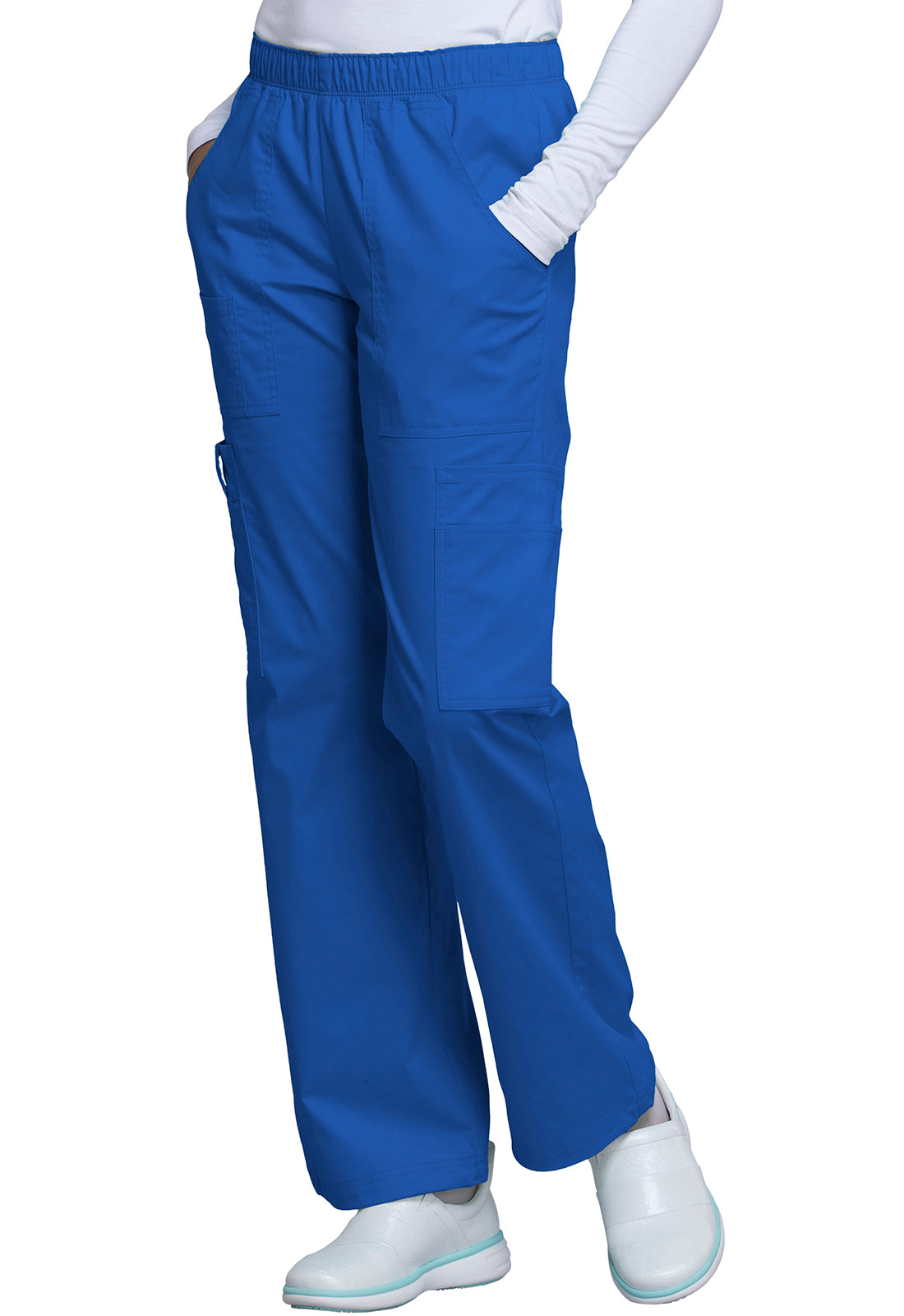 Cherokee WW Core Stretch Women's 4005 Mid Rise Pull-On Cargo Pant