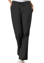Cherokee WW Originals Women's 4101 Natural Rise Flare Leg Drawstring Pant