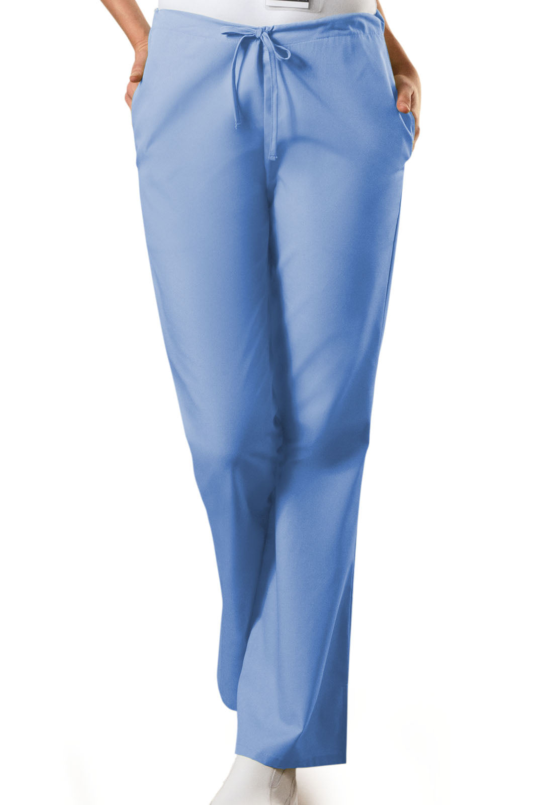 Cherokee WW Originals Women's 4101 Natural Rise Flare Leg Drawstring Pant