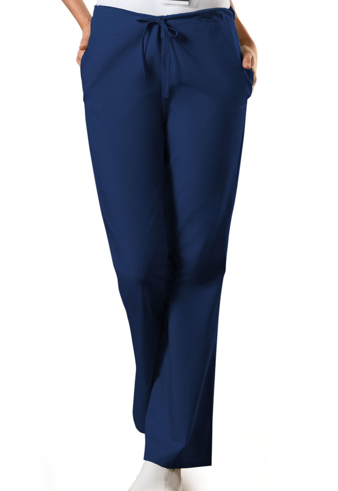 Cherokee WW Originals Women's 4101 Natural Rise Flare Leg Drawstring Pant