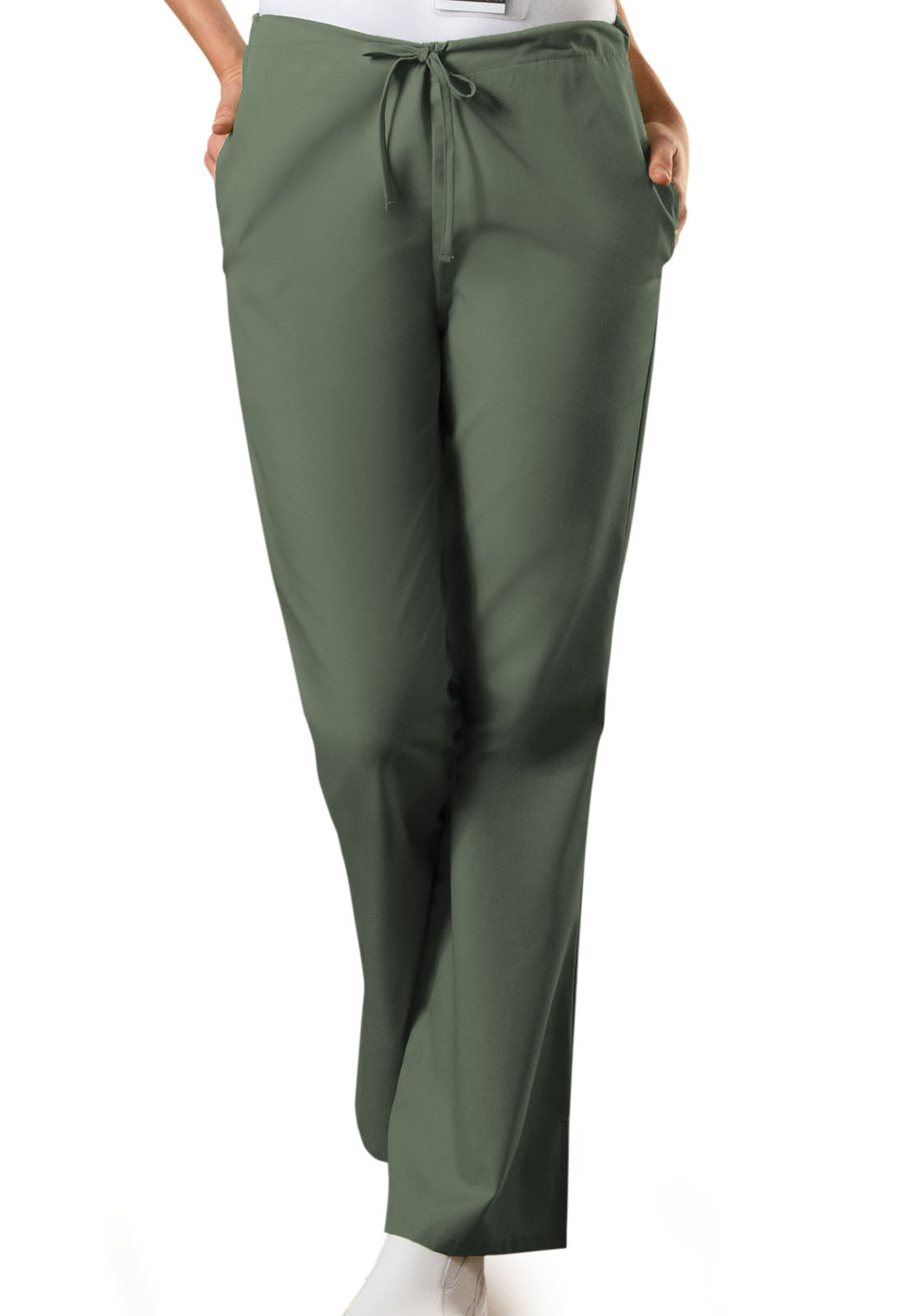 Cherokee WW Originals Women's 4101 Natural Rise Flare Leg Drawstring Pant