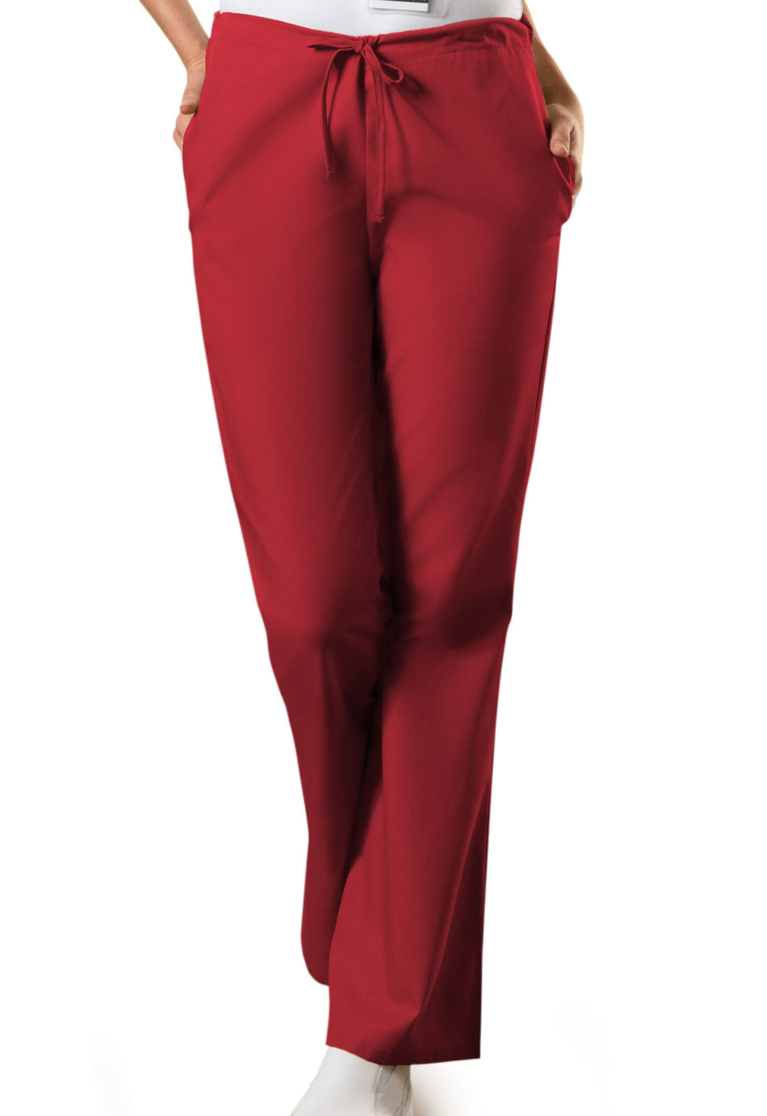 Cherokee WW Originals Women's 4101 Natural Rise Flare Leg Drawstring Pant