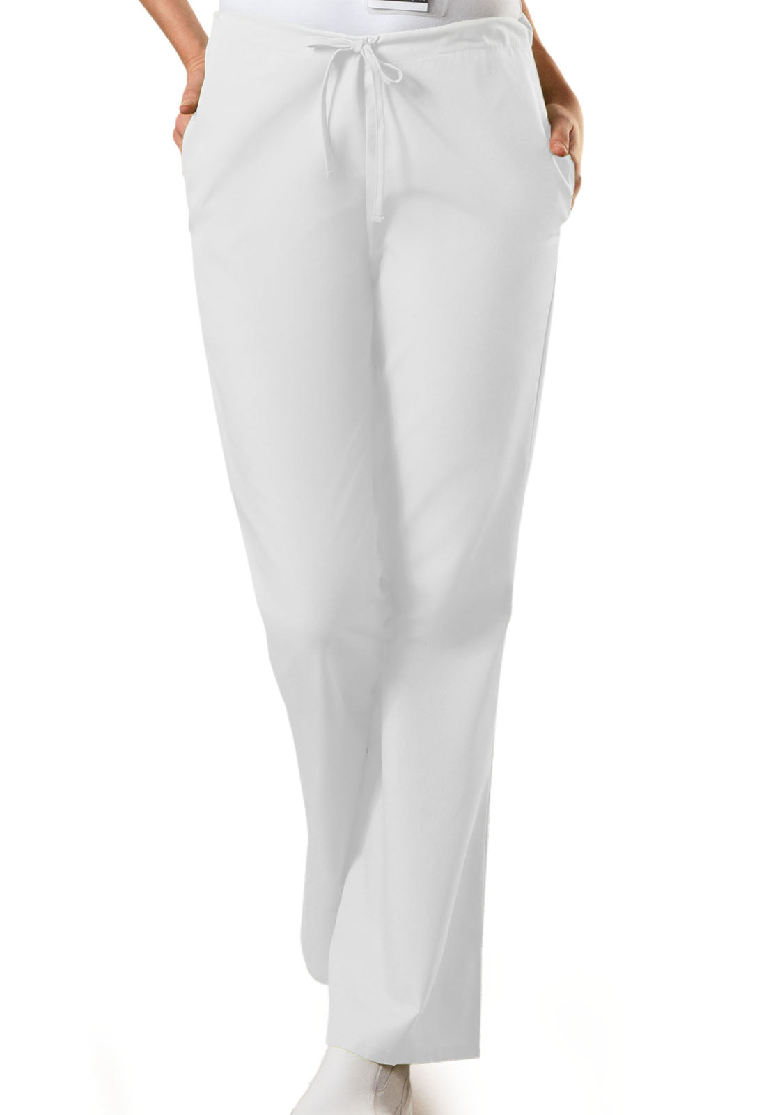 Cherokee WW Originals Women's 4101 Natural Rise Flare Leg Drawstring Pant