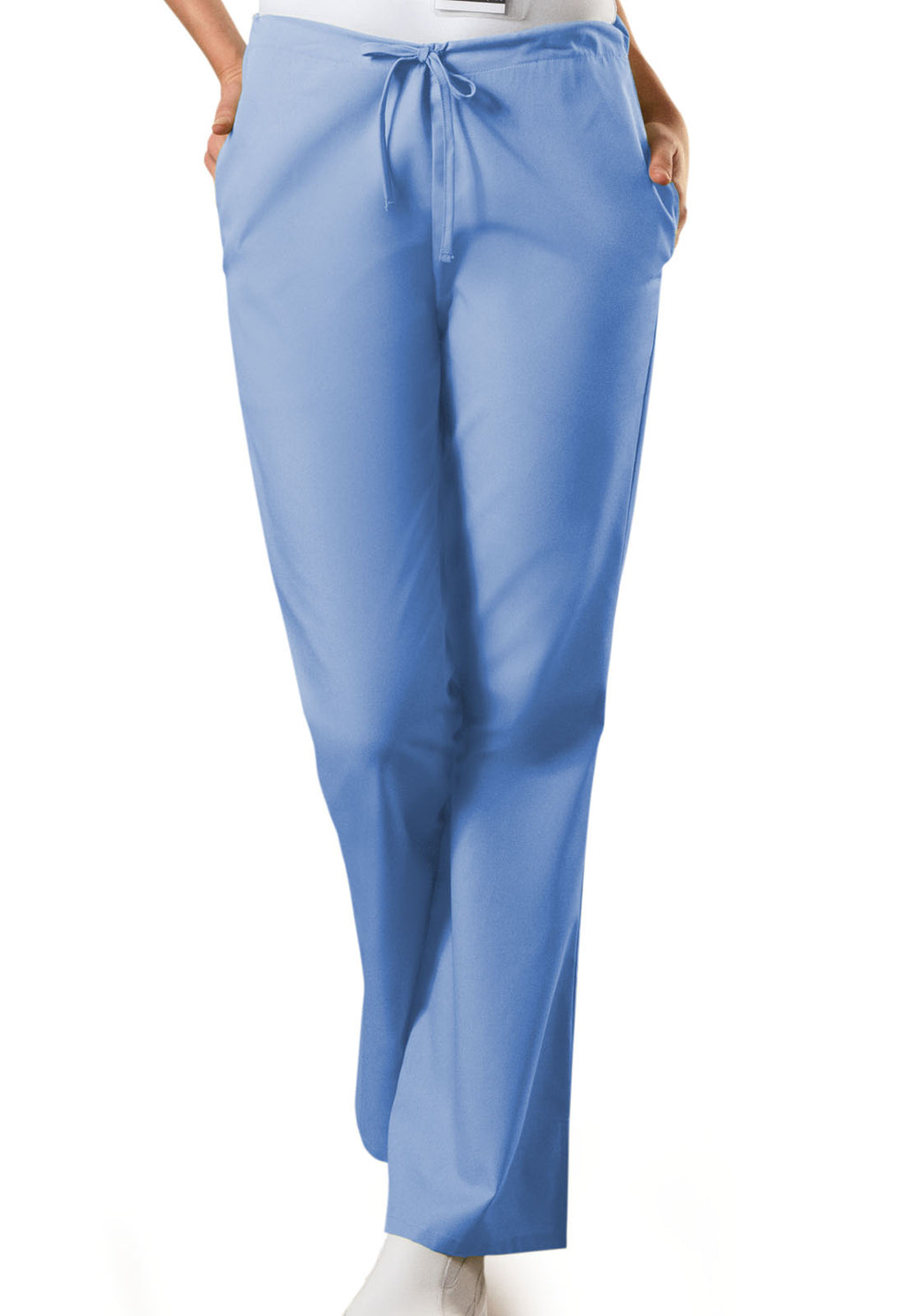 Cherokee WW Originals Women's 4101 Natural Rise Flare Leg Drawstring Pant