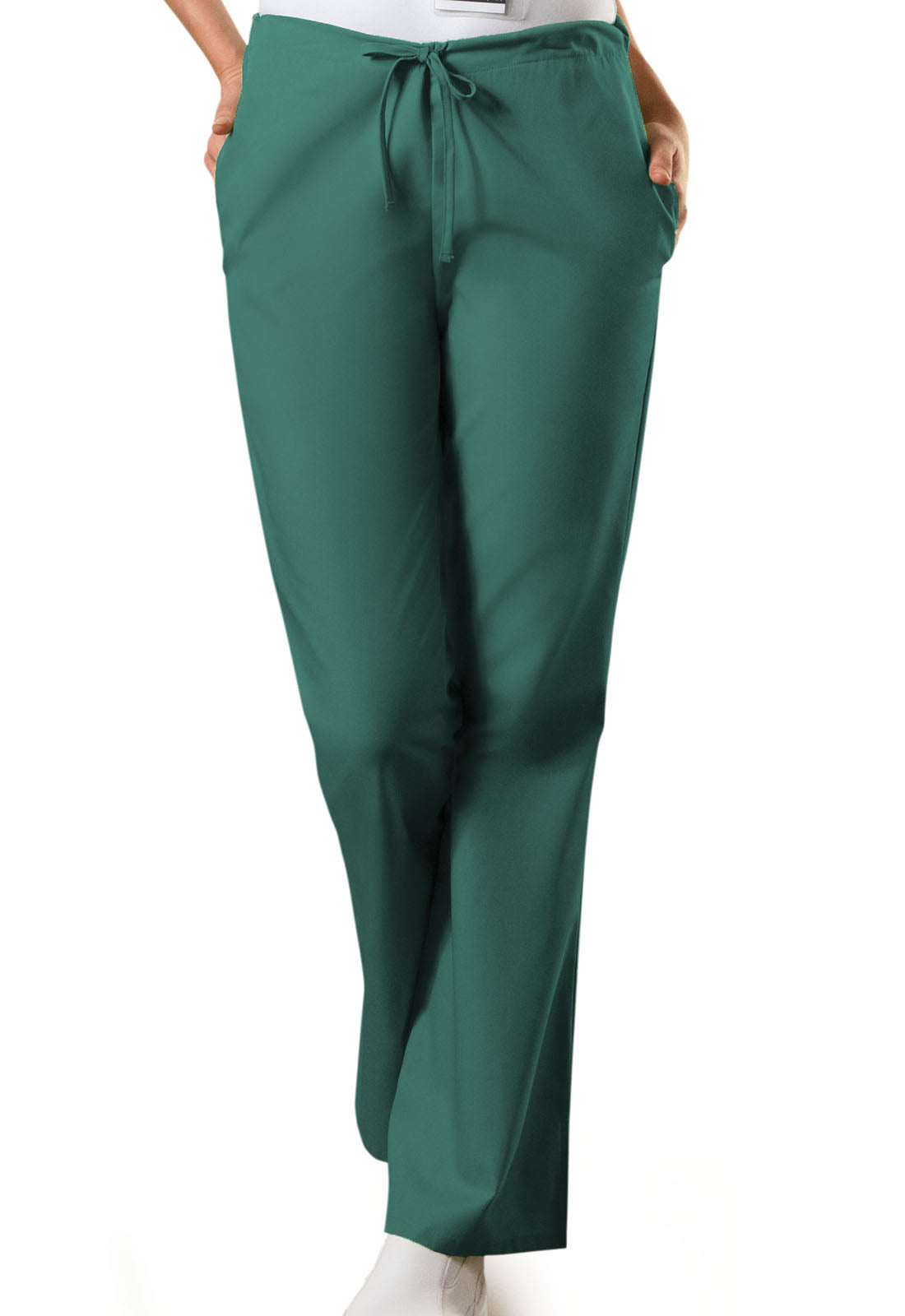 Cherokee WW Originals Women's 4101 Natural Rise Flare Leg Drawstring Pant