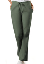 Cherokee WW Originals Women's 4101 Natural Rise Flare Leg Drawstring Pant