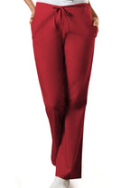 Cherokee WW Originals Women's 4101 Natural Rise Flare Leg Drawstring Pant