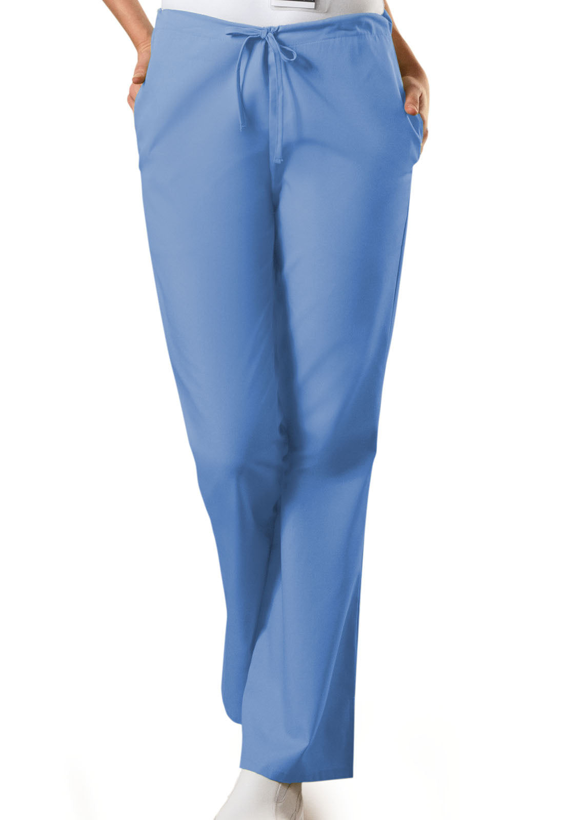 Cherokee WW Originals Women's 4101 Natural Rise Flare Leg Drawstring Pant