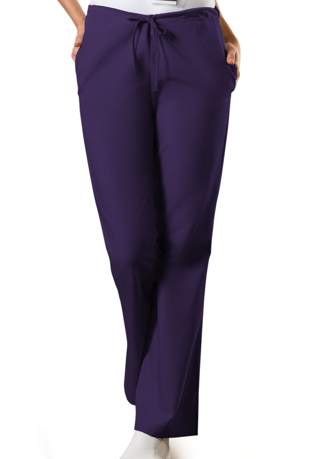 Cherokee WW Originals Women's 4101 Natural Rise Flare Leg Drawstring Pant