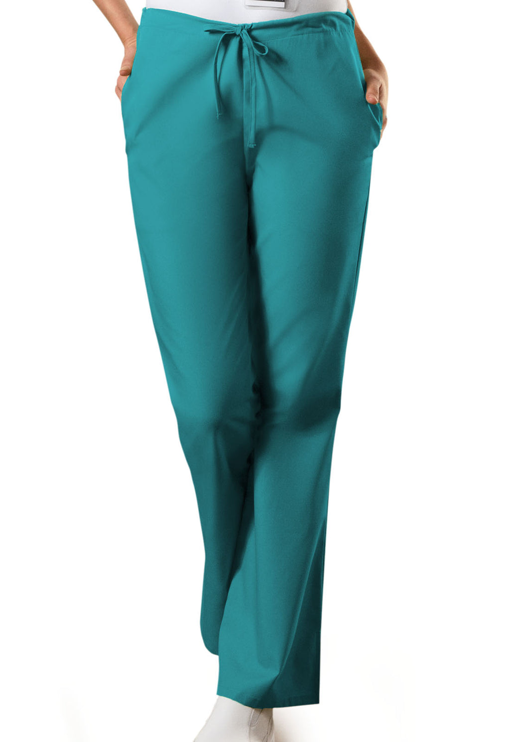 Cherokee WW Originals Women's 4101 Natural Rise Flare Leg Drawstring Pant