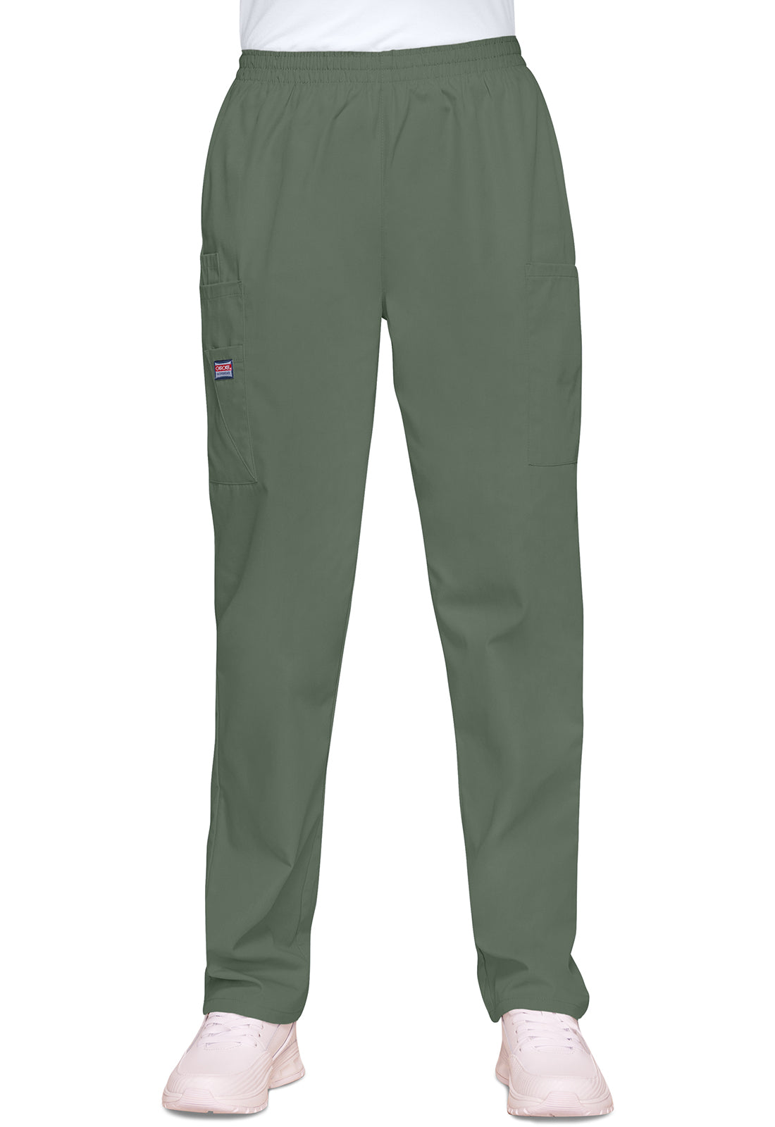 Cherokee WW Originals Women's 4200 Natural Rise Tapered Pull-On Cargo Pant