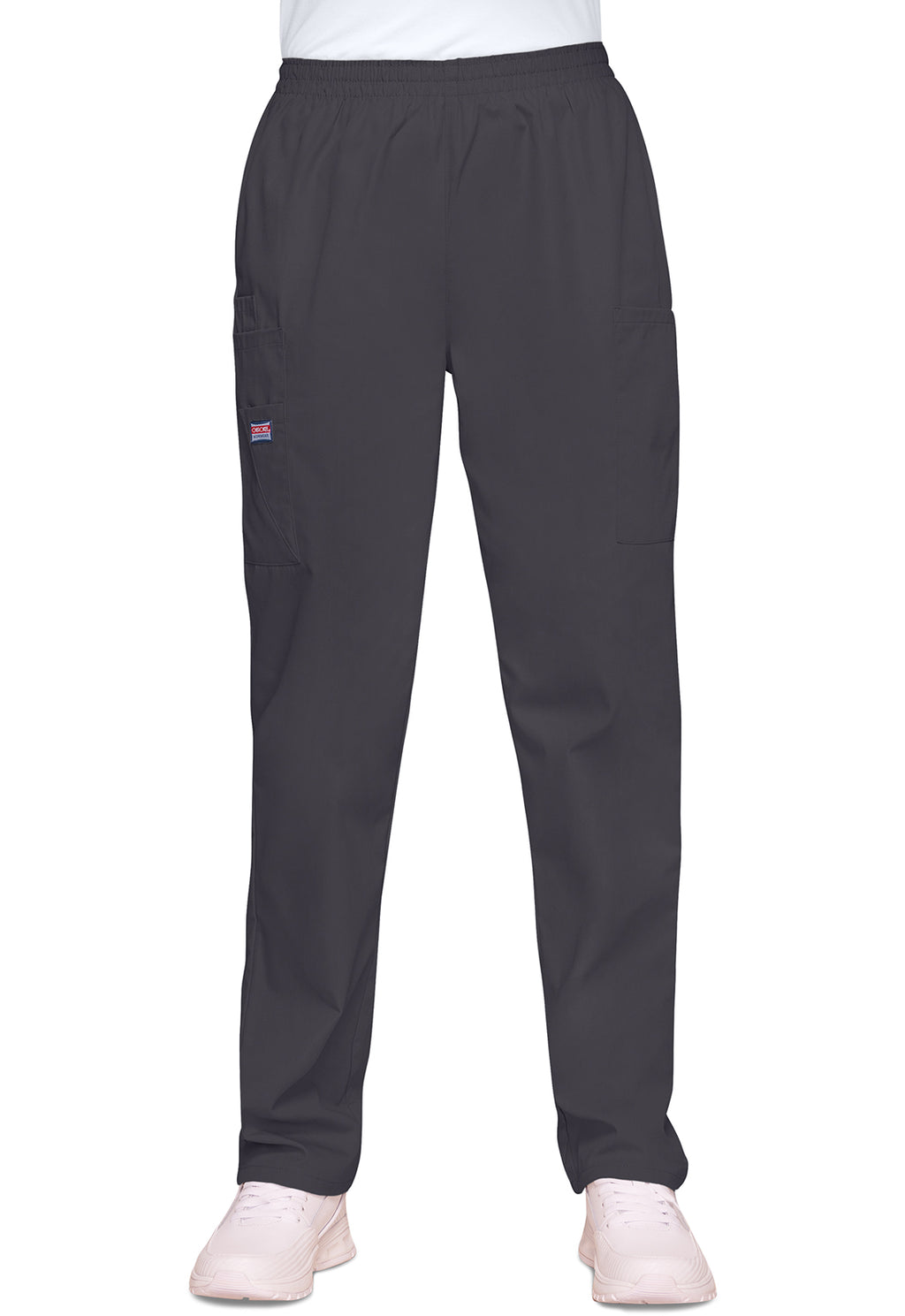 Cherokee WW Originals Women's 4200 Natural Rise Tapered Pull-On Cargo Pant