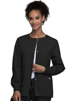 Cherokee WW Originals Women's 4350 Snap Front Warm-Up Jacket