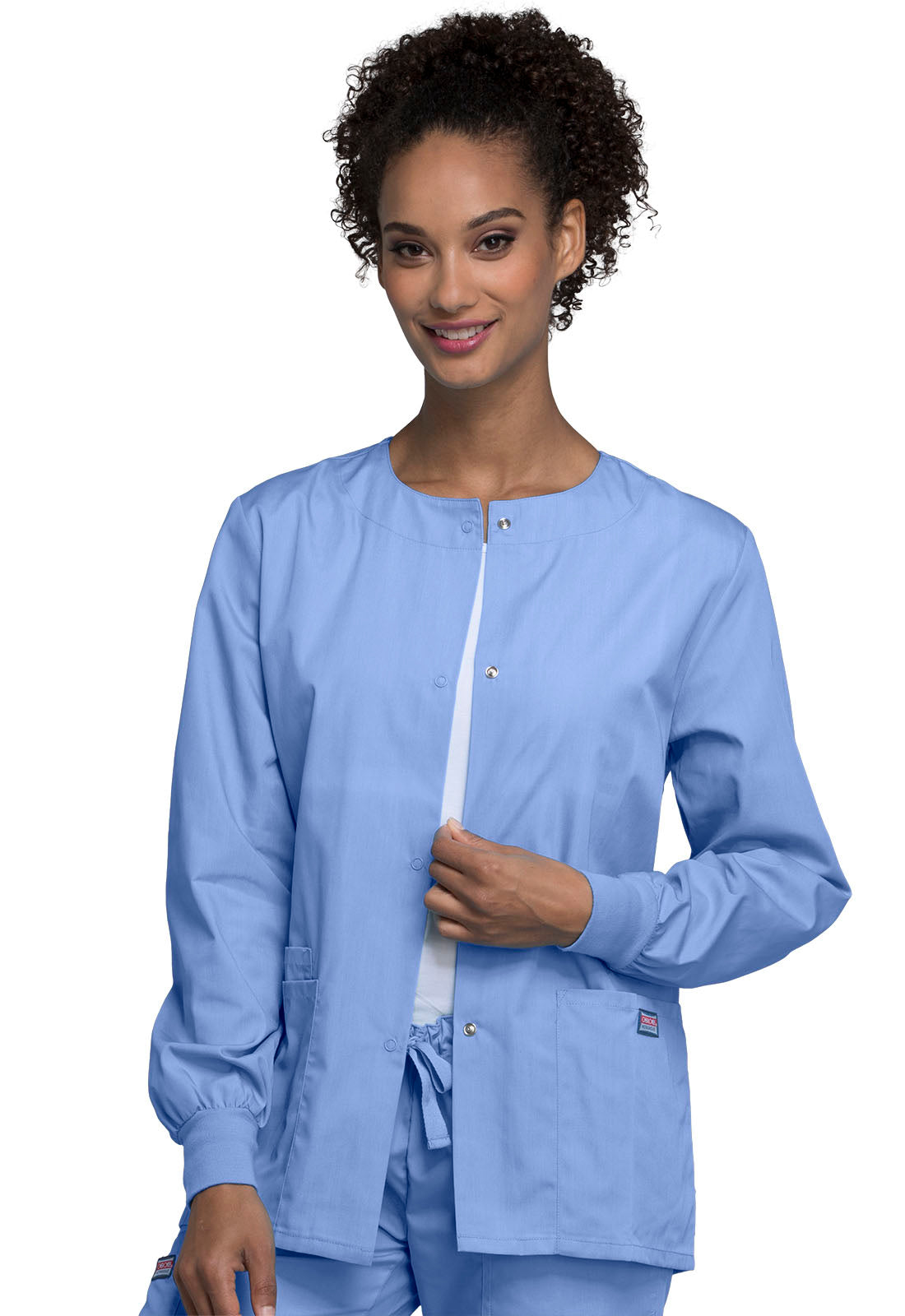 Cherokee WW Originals Women's 4350 Snap Front Warm-Up Jacket