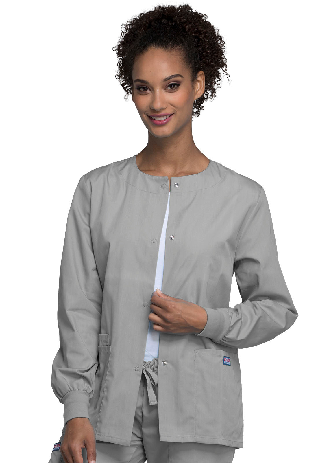 Cherokee WW Originals Women's 4350 Snap Front Warm-Up Jacket
