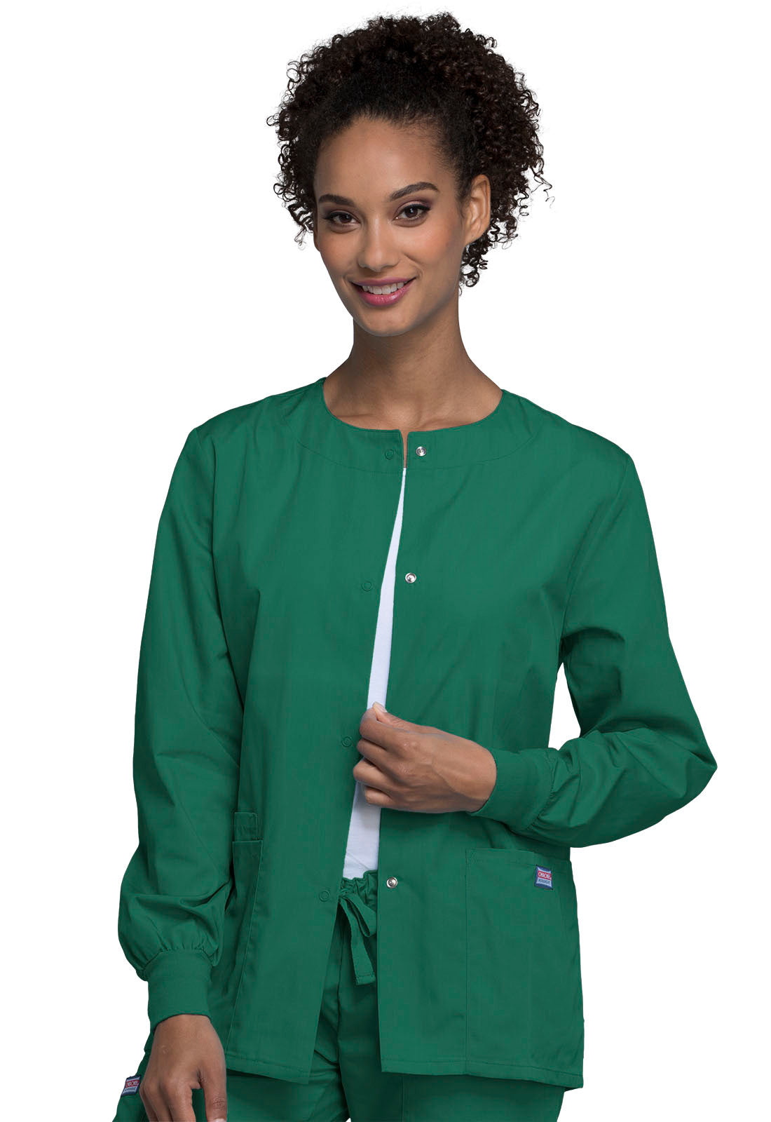 Cherokee WW Originals Women's 4350 Snap Front Warm-Up Jacket