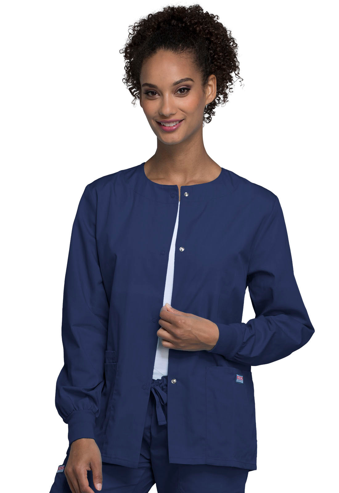 Cherokee WW Originals Women's 4350 Snap Front Warm-Up Jacket