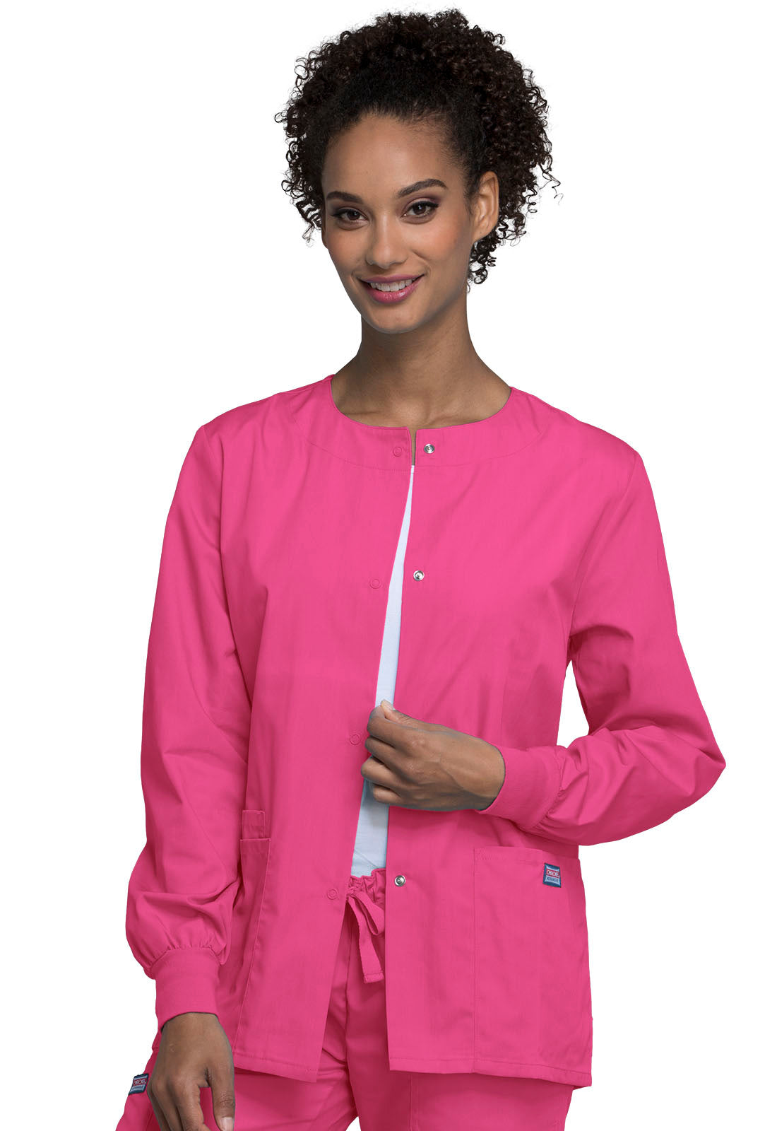 Cherokee WW Originals Women's 4350 Snap Front Warm-Up Jacket